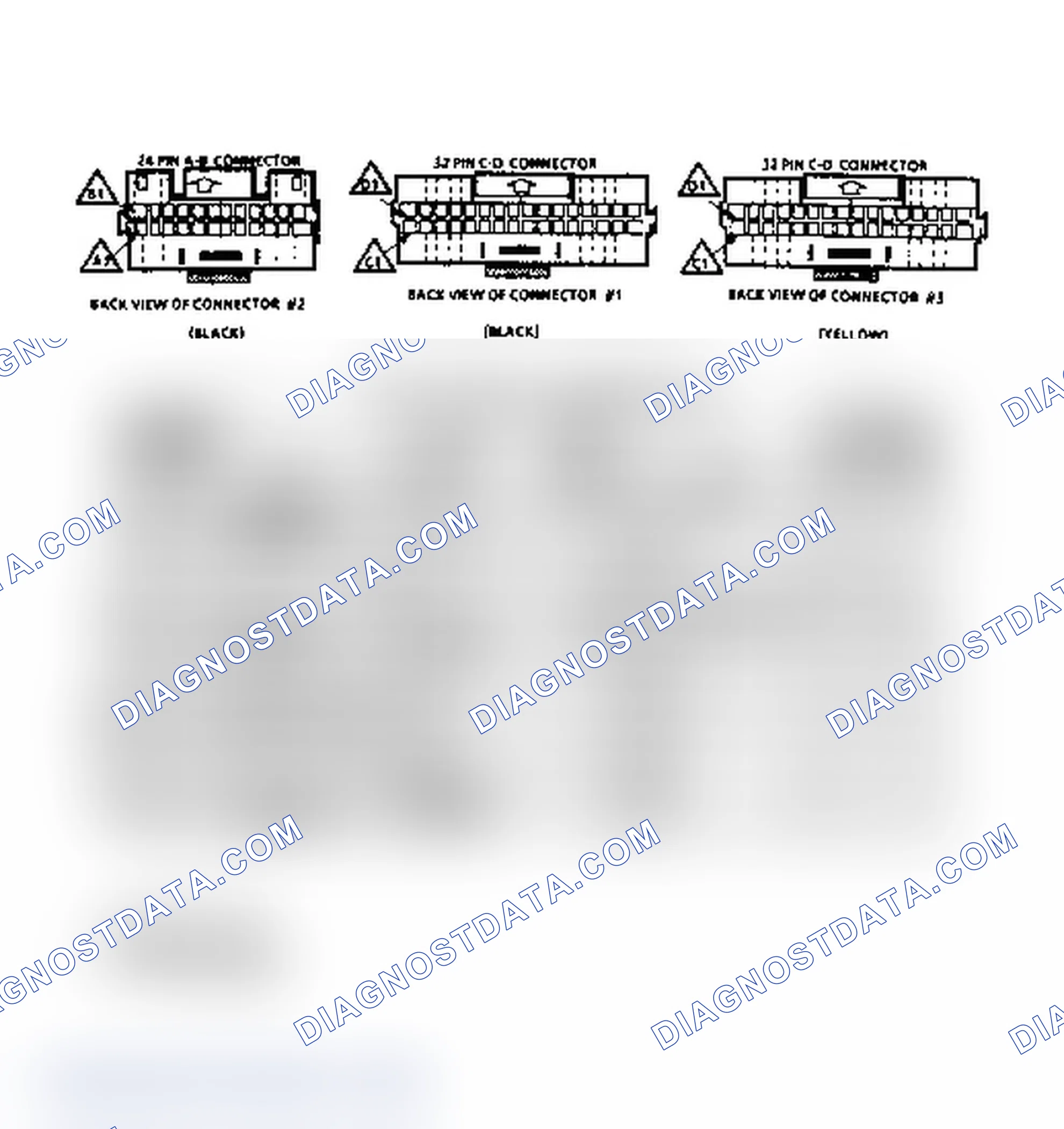 Scheme 63: PFI ECM Pin ID 3.8L 3800 ECM/BCM Engine (VIN C) (1 of 3)