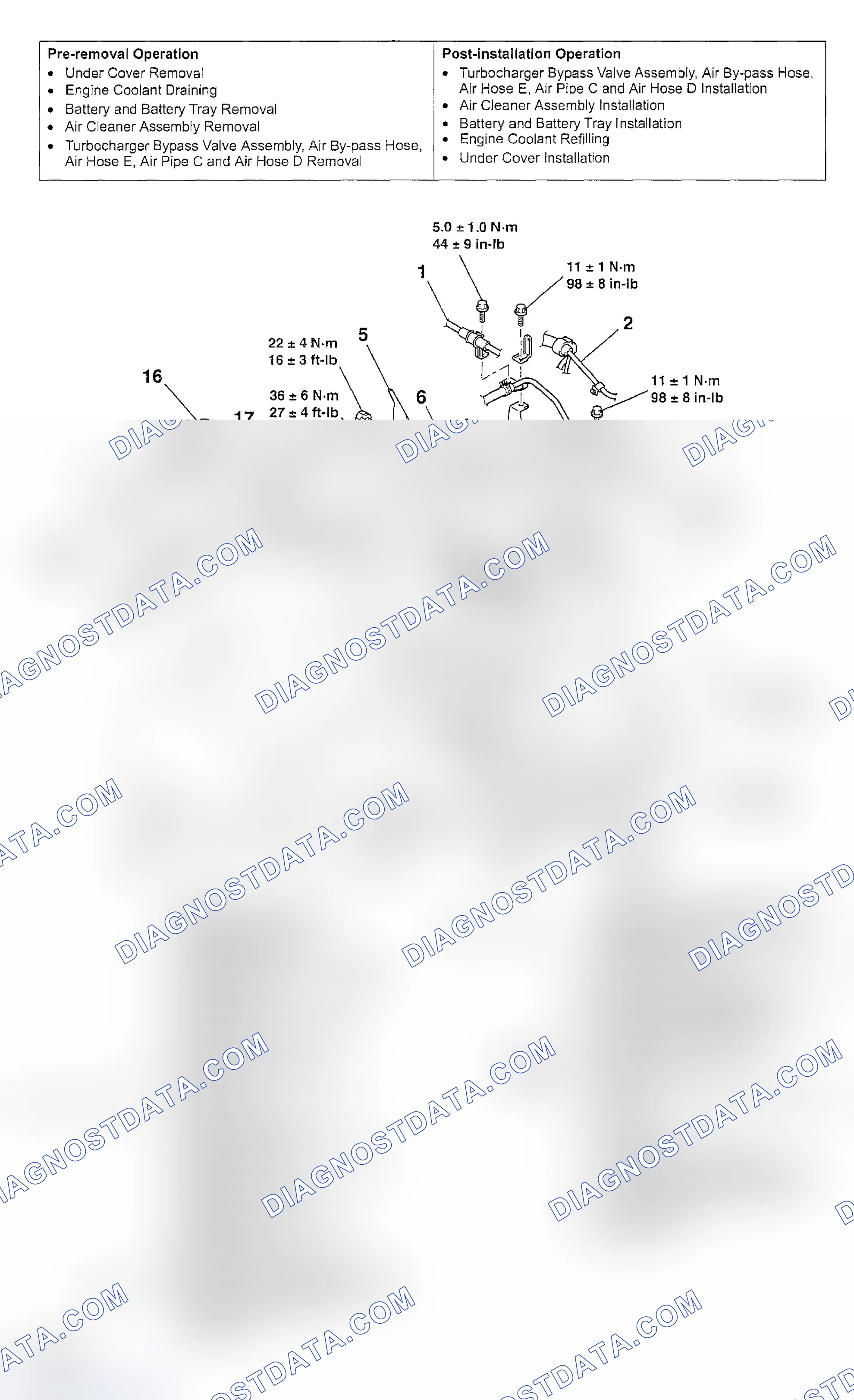Scheme 200: REMOVAL AND INSTALLATION