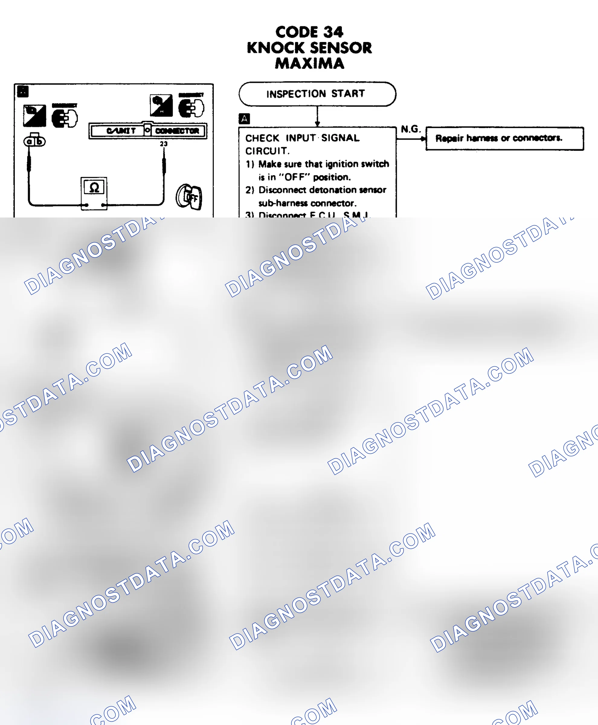 Scheme 16: CODE 34: KNOCK (DETONATION) SENSOR