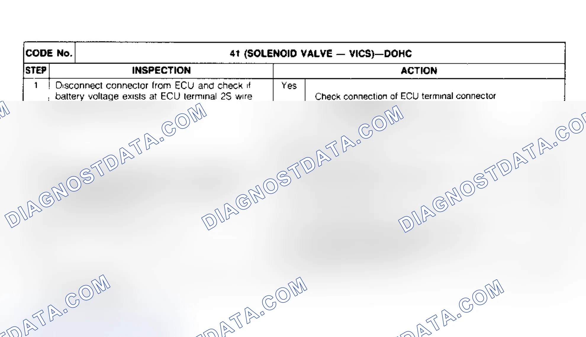 Scheme 30: Trouble Code No. 41 Variable Inertia Charging System Dohc Ex. MX-3