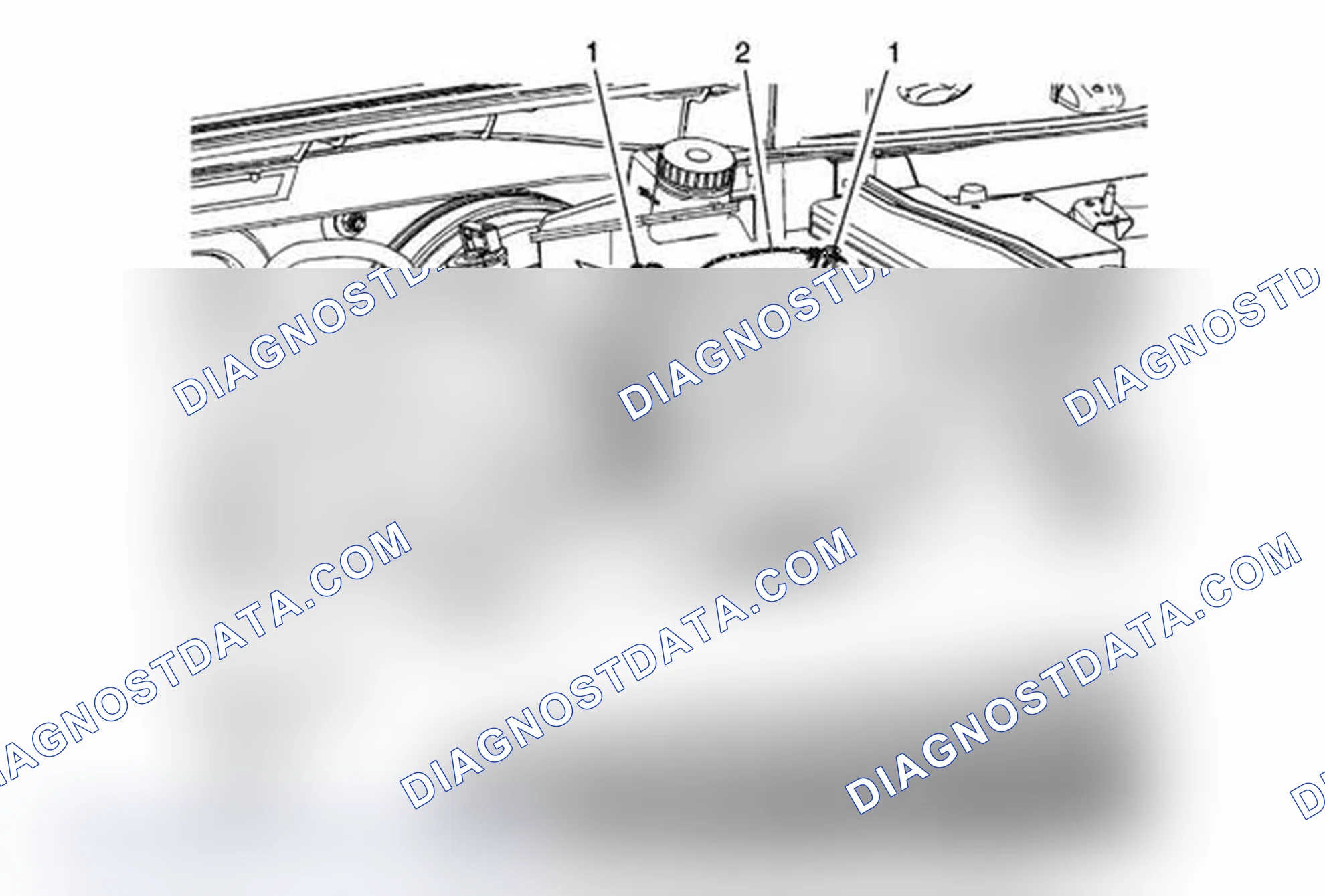 Scheme 13: Engine Coolant Air Bleed Hose Replacement (LUV)