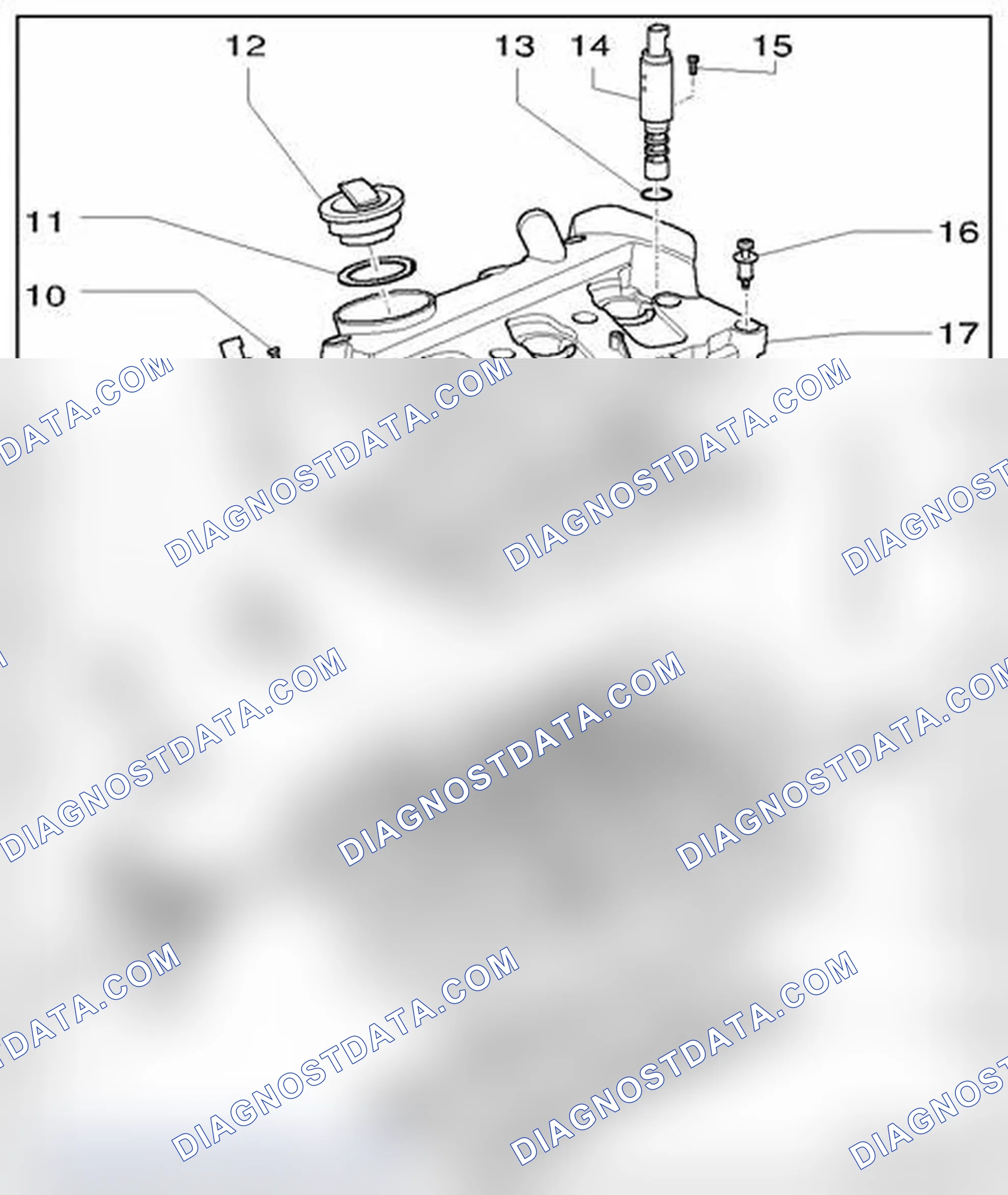 Scheme 207: Cylinder Head, Component Overview