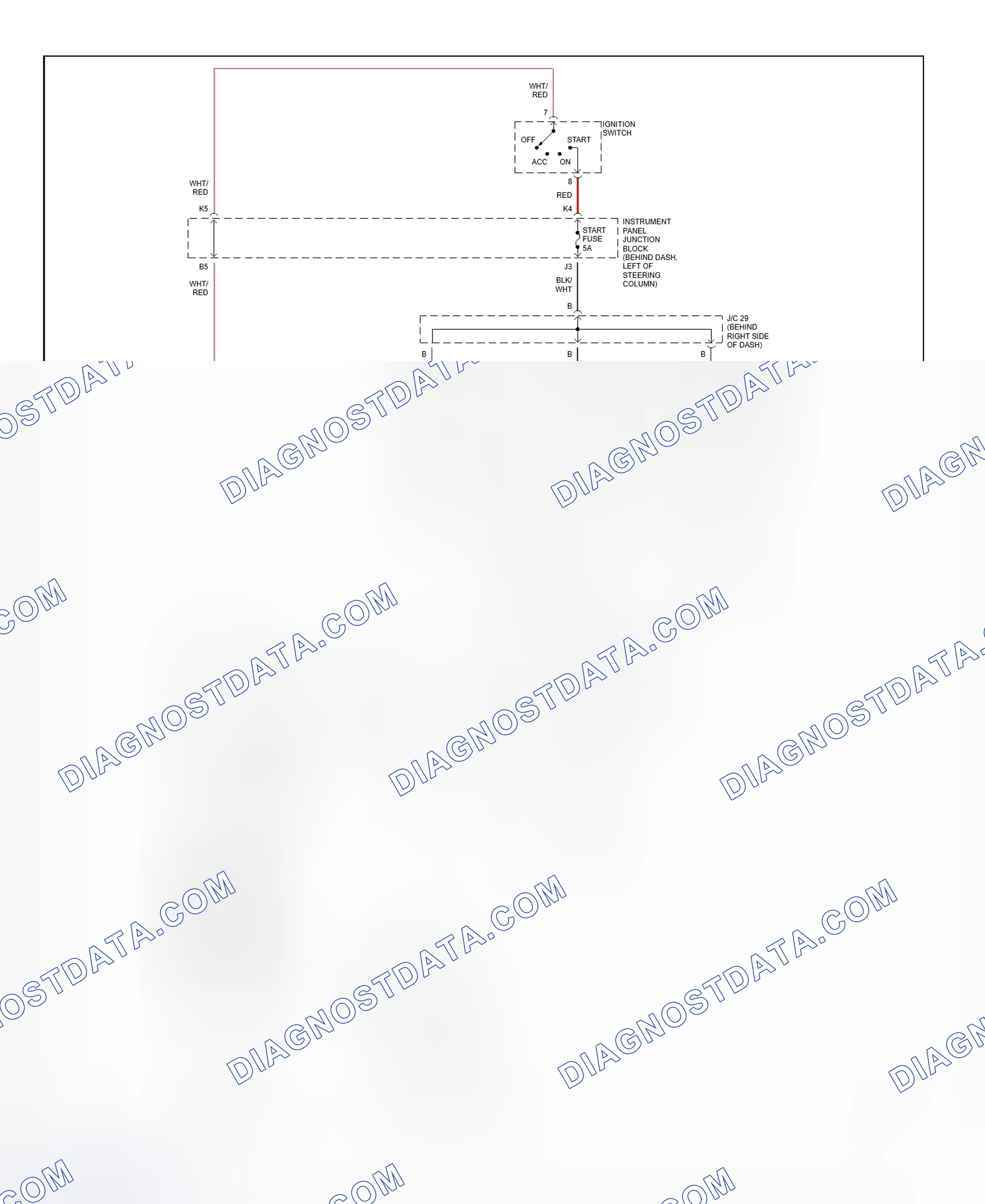 Fig. 20: Starting System Wiring Diagram (Camry - 2.2L & 3.0L)