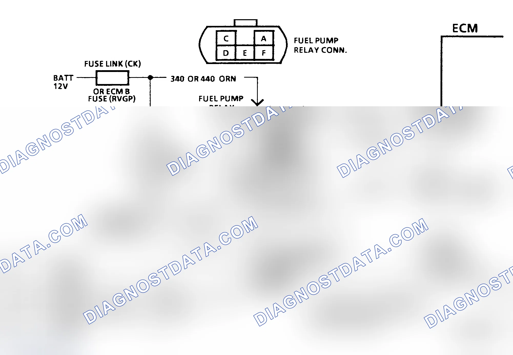 Scheme 21: Chart A-5 Schematic, Fuel Pump Ckt Diagnosis (C, K, R, V, G, P & GP Series) One Fuel Tank