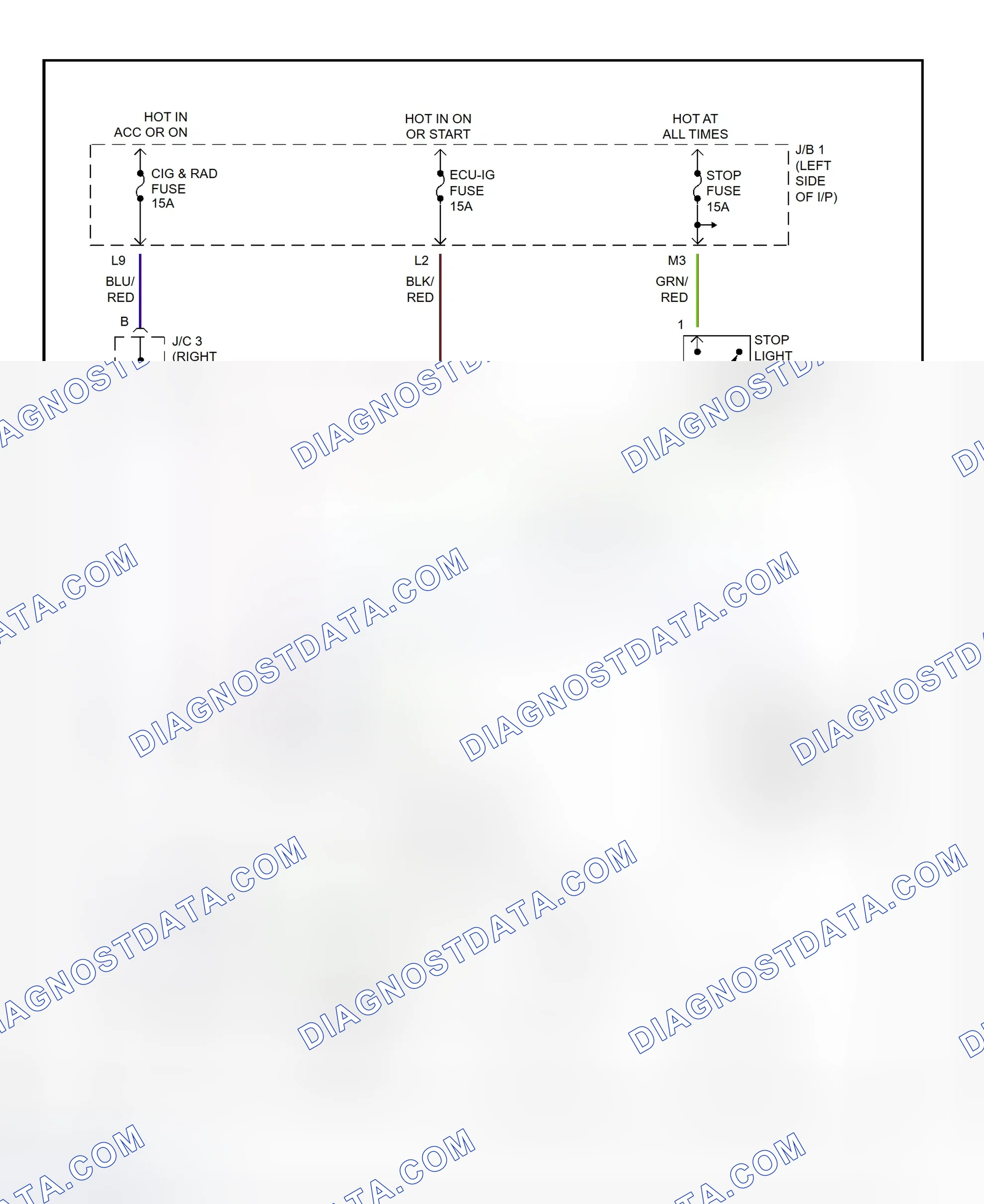 Scheme 11: Shift Interlock System Wiring Diagram (1995-96 Camry)