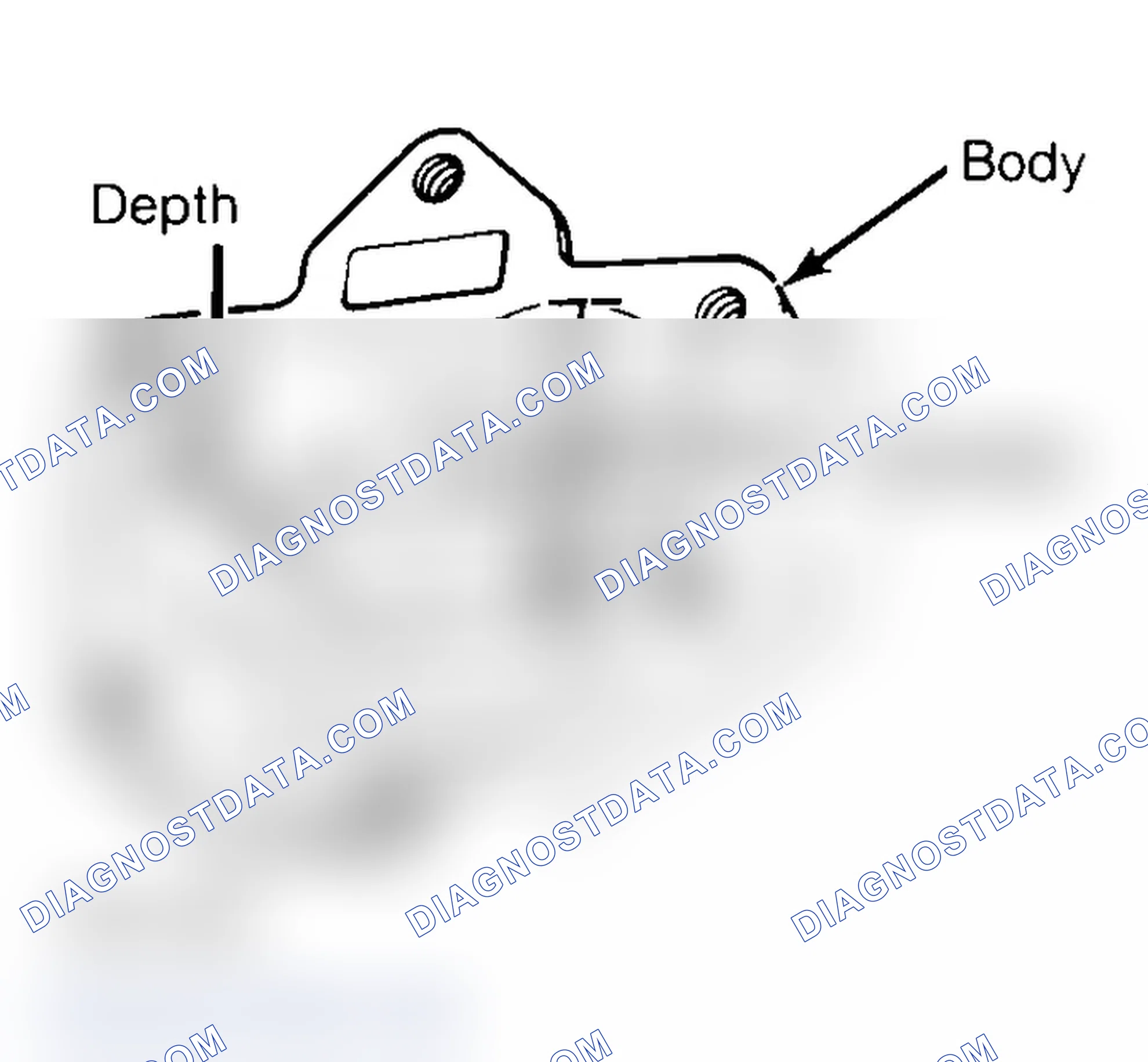 Scheme 35: Measuring Oil Pump Gear Cavity