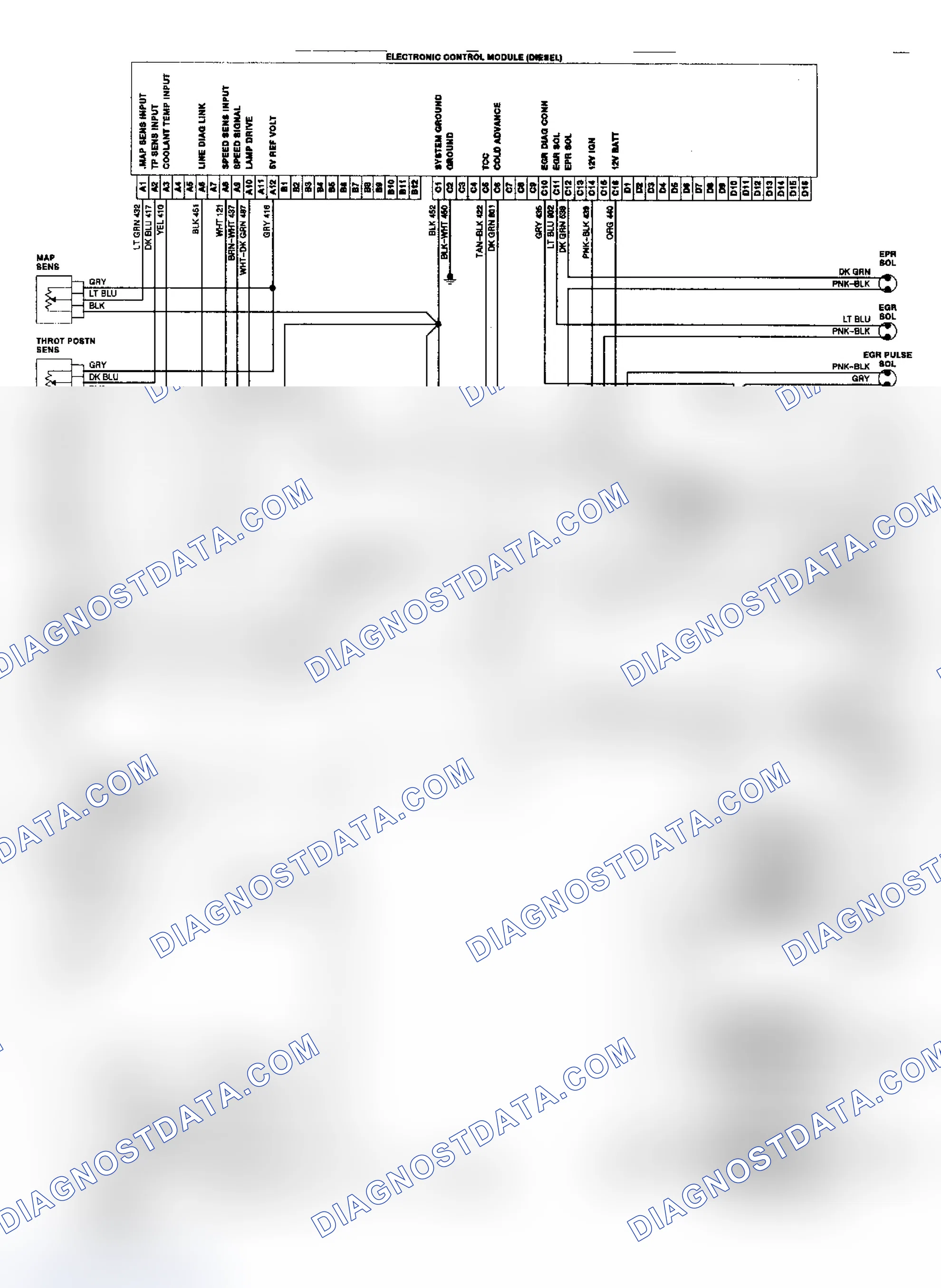Scheme 220: 6.2L Diesel Electronic Control System Wiring Diagram ("C/K" Series)