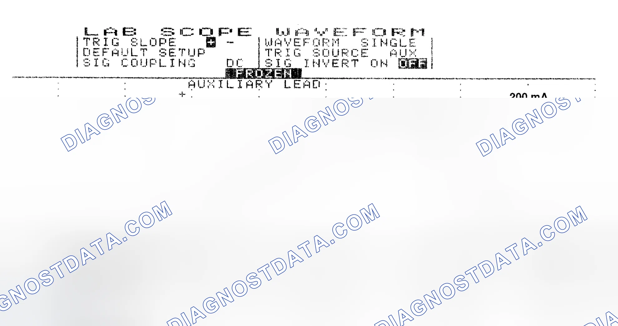 Scheme 13: Single Injector w/Normal Current Flow - Current Pattern