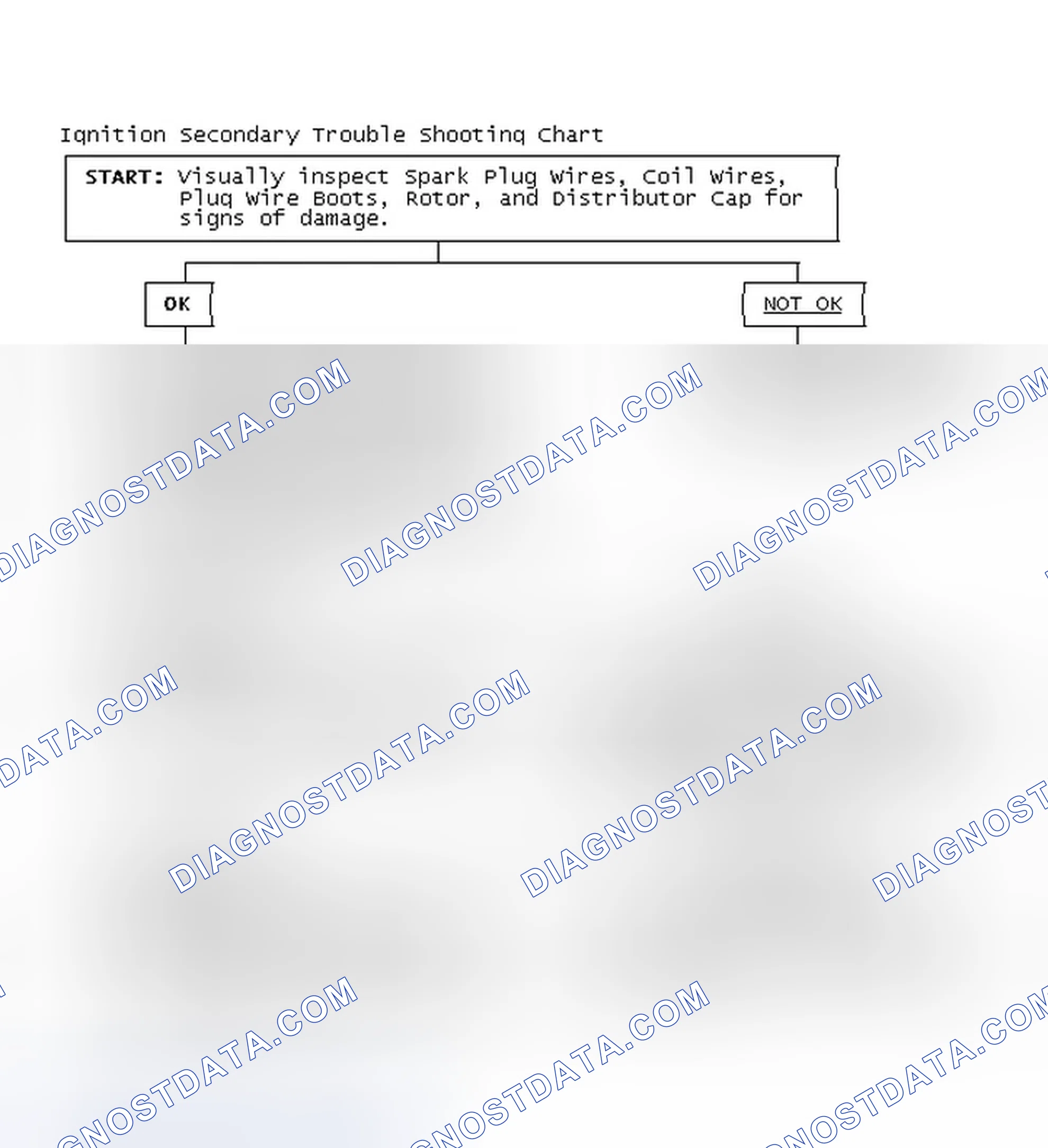 Scheme 1: Ignition Secondary Trouble Shooting Chart