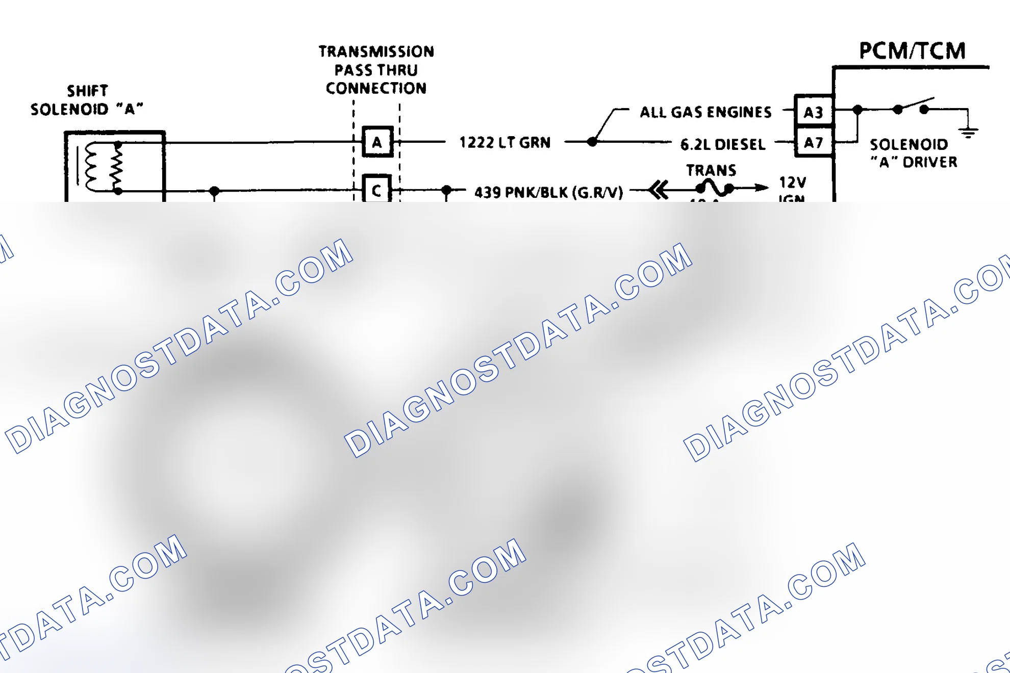Scheme 244: CODE 82, QDM FAULT SOLENOID "A" - LT. TRUCK