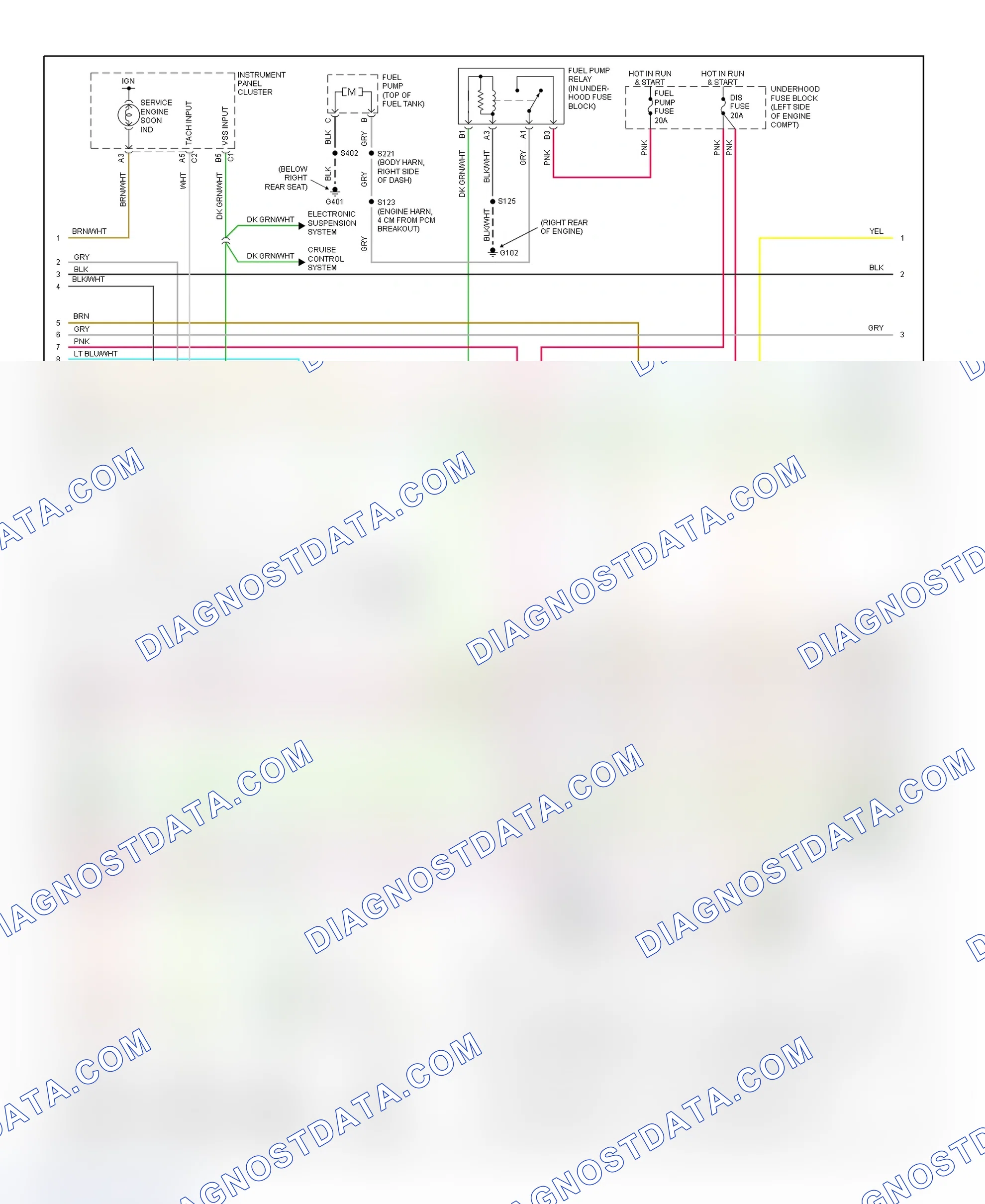 Scheme 157: PCM Wiring Diagram (Eldorado - 4.6L - 3 Of 4)