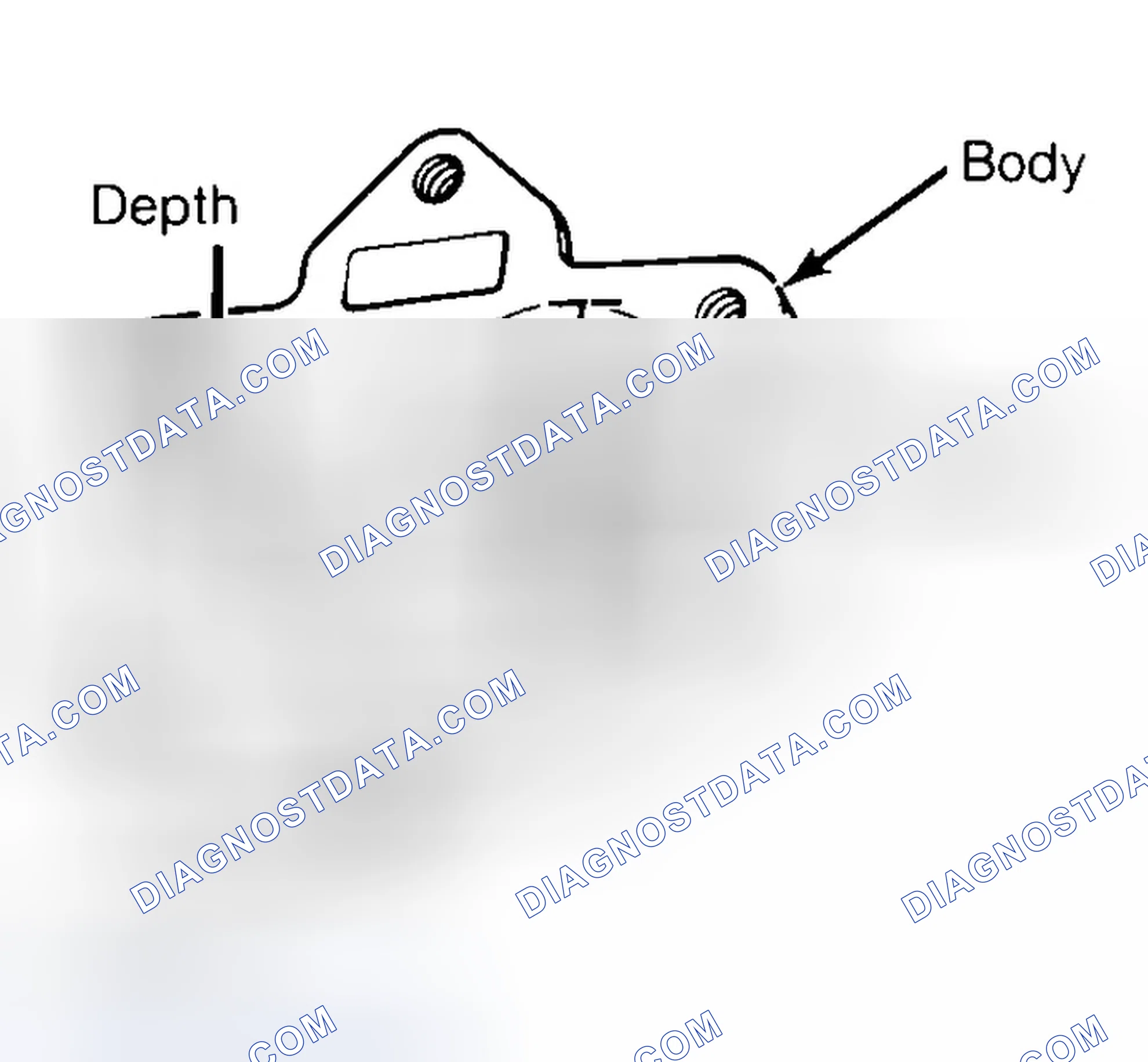 Scheme 35: Measuring Oil Pump Gear Cavity