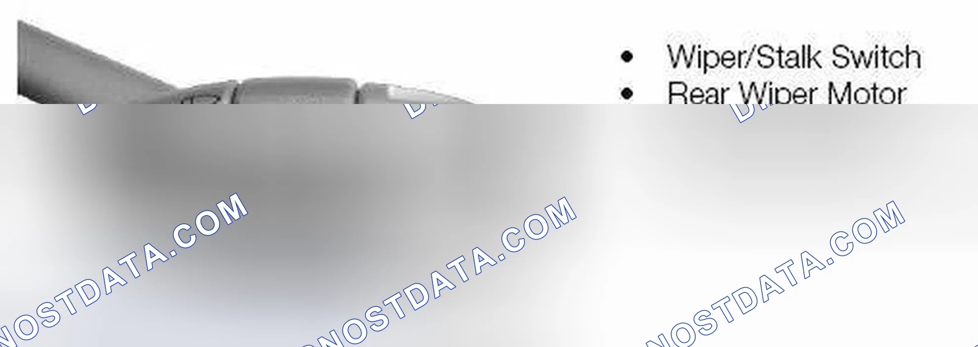 Scheme 29: Rear Wiper/Washer System