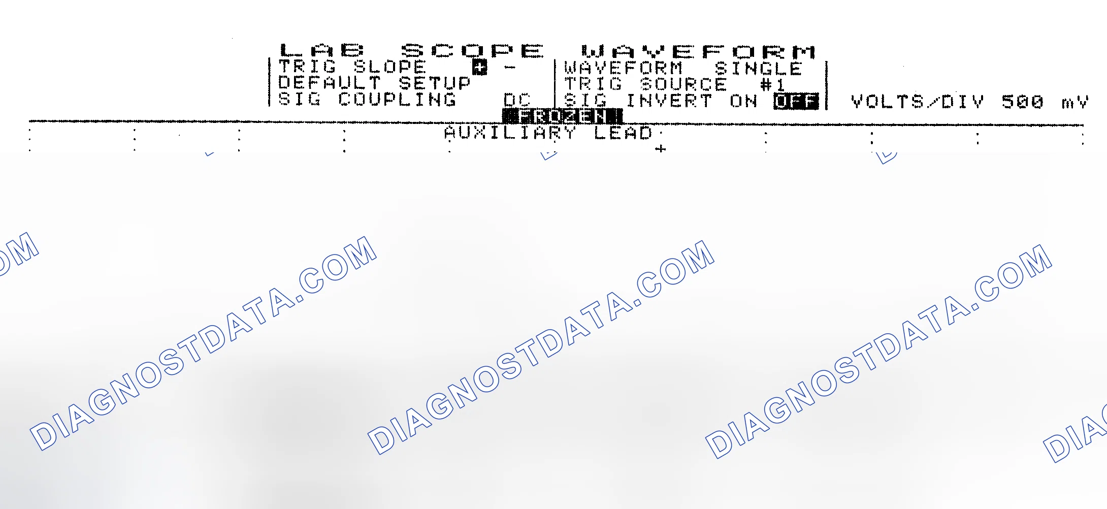 Scheme 10: Single Injector w/Excessive Current Flow - Current Pattern