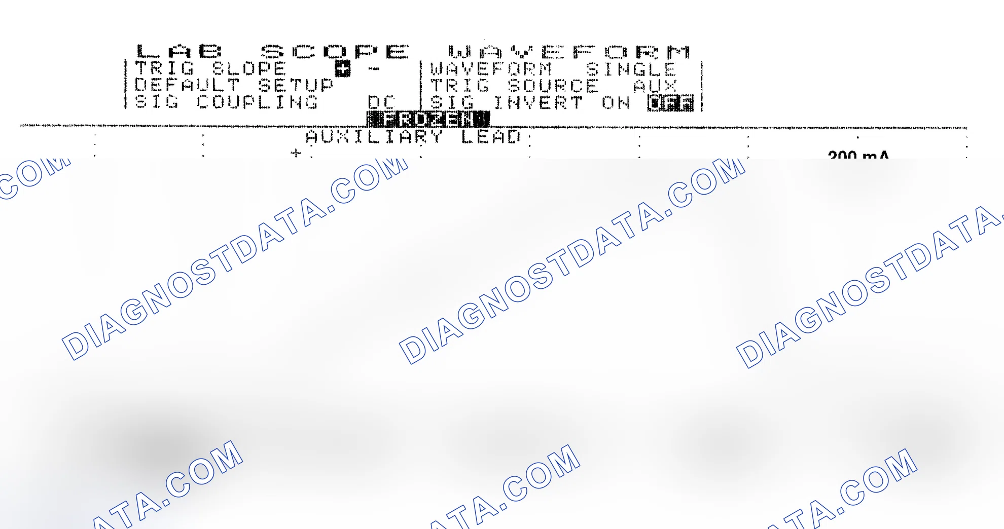 Scheme 13: Single Injector w/Normal Current Flow - Current Pattern