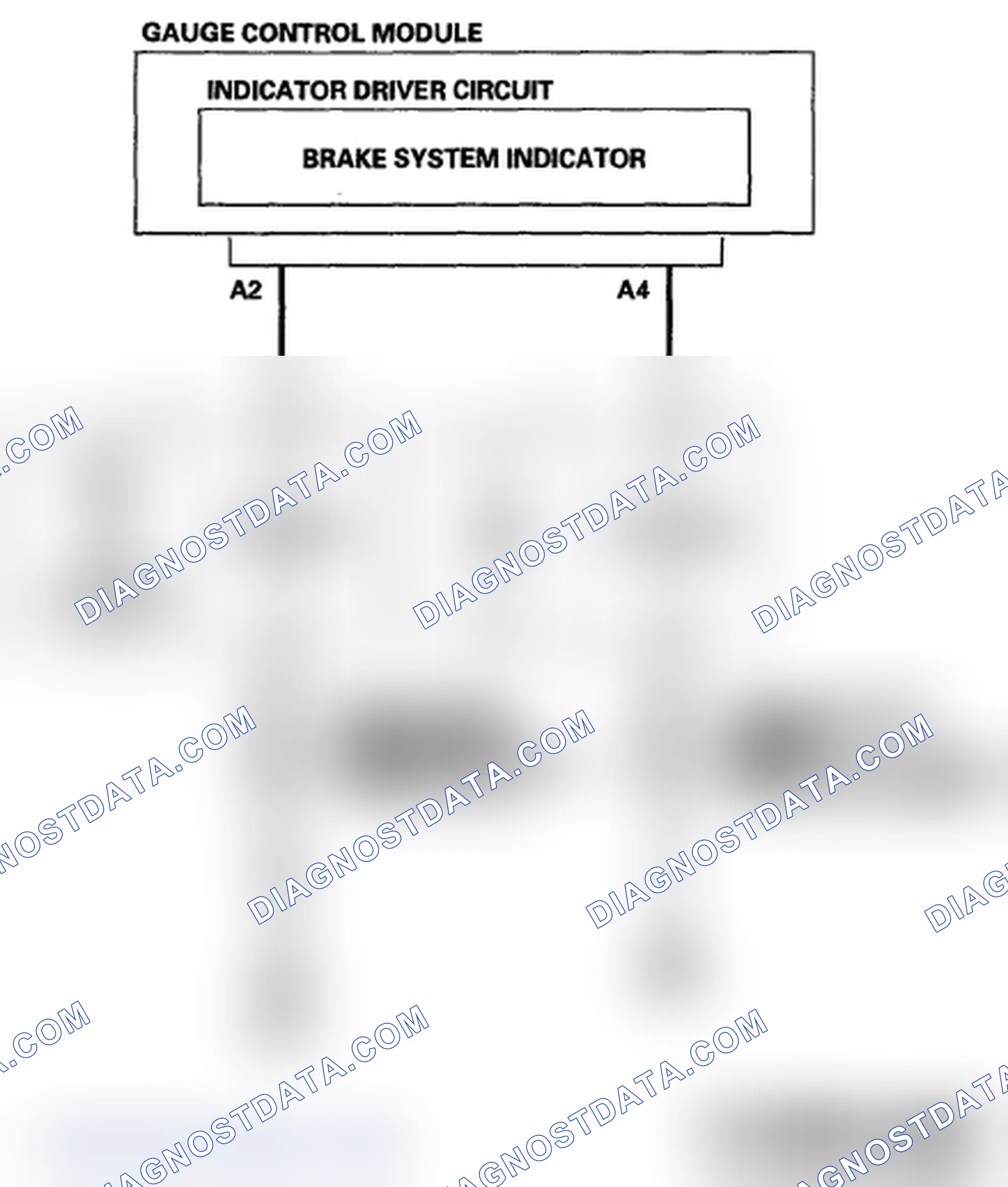 Scheme 14: Brake System Indicator Circuit Diagram