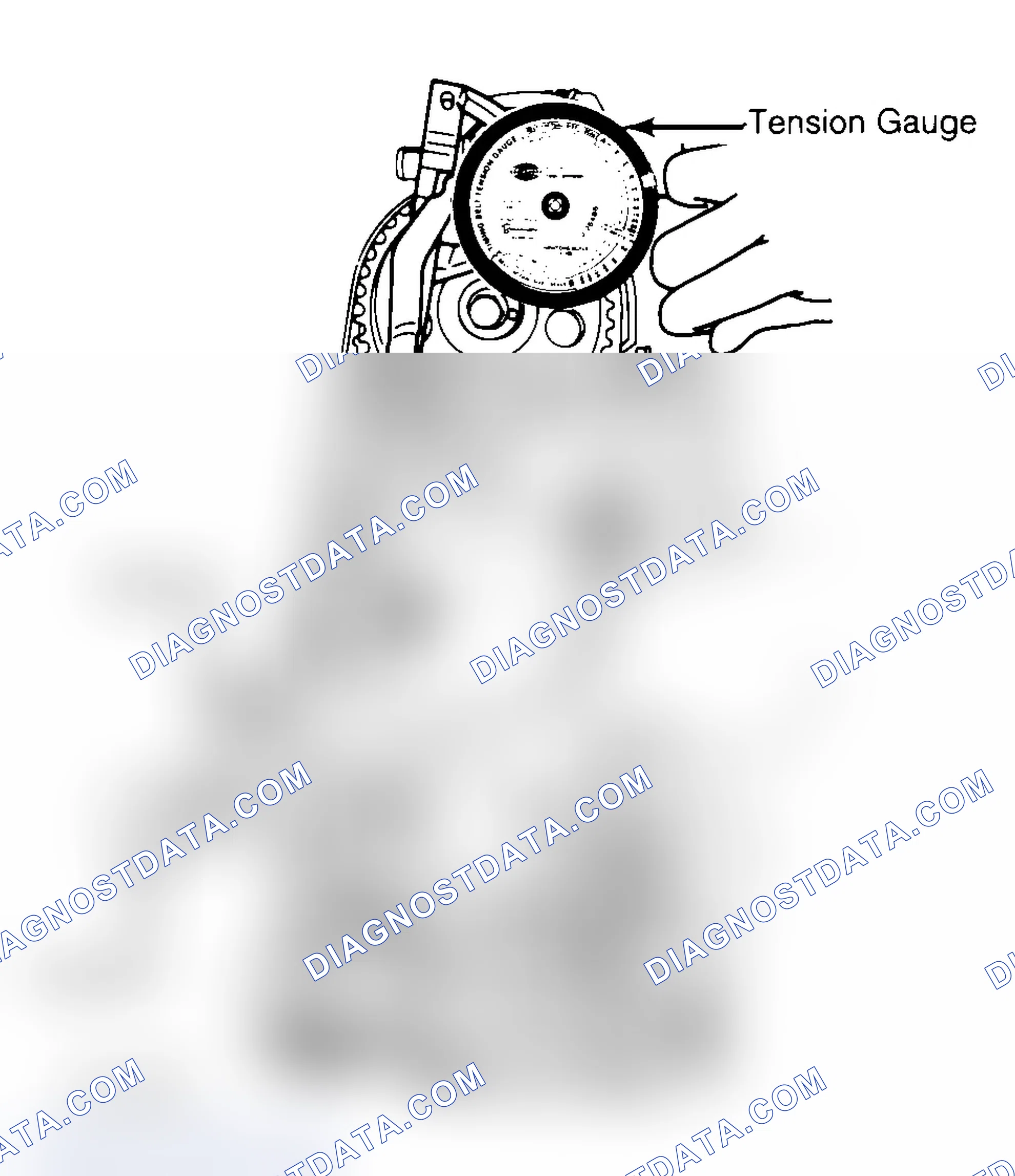 Scheme 28: Adjusting Typical Timing Belt Tension