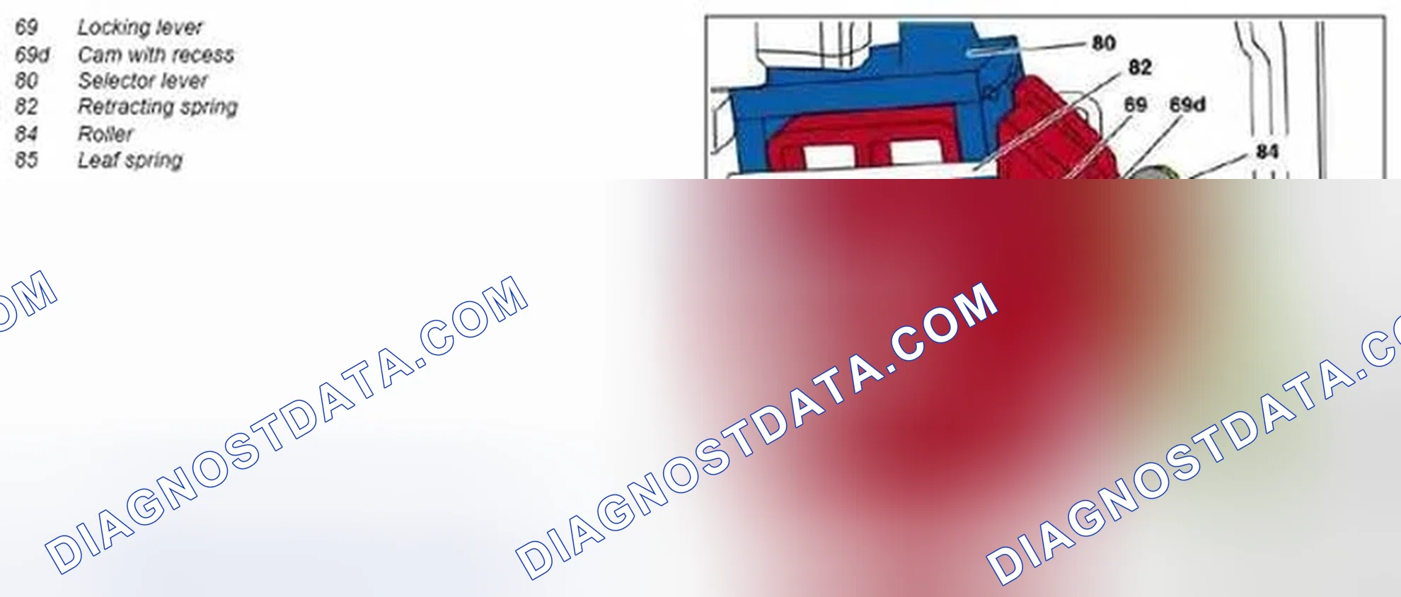 Scheme 238: Shift detent, function - GF27.60-P-5101-04NT