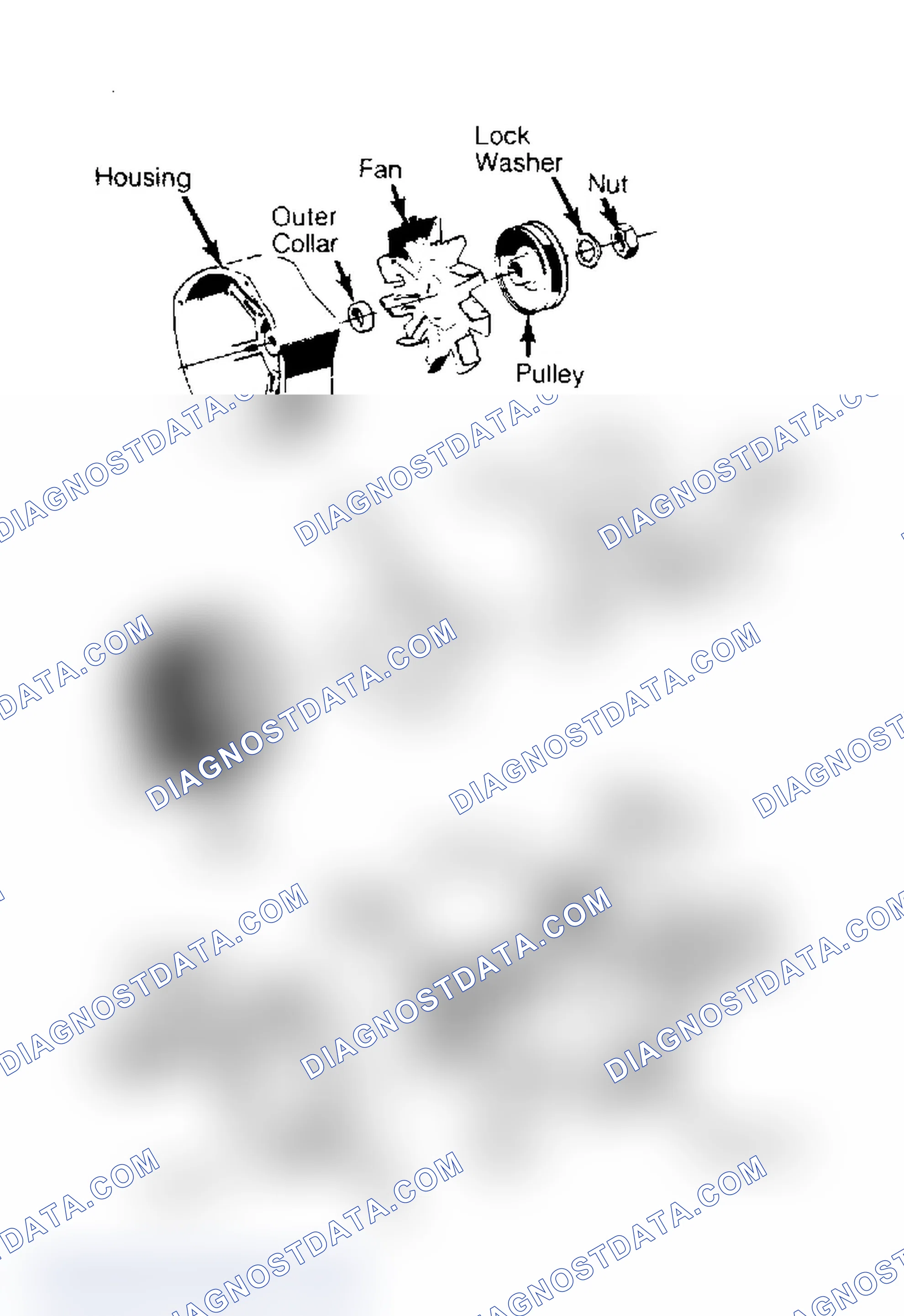 Scheme 7: Exploded View of Delcotron Alternator Model 10SI