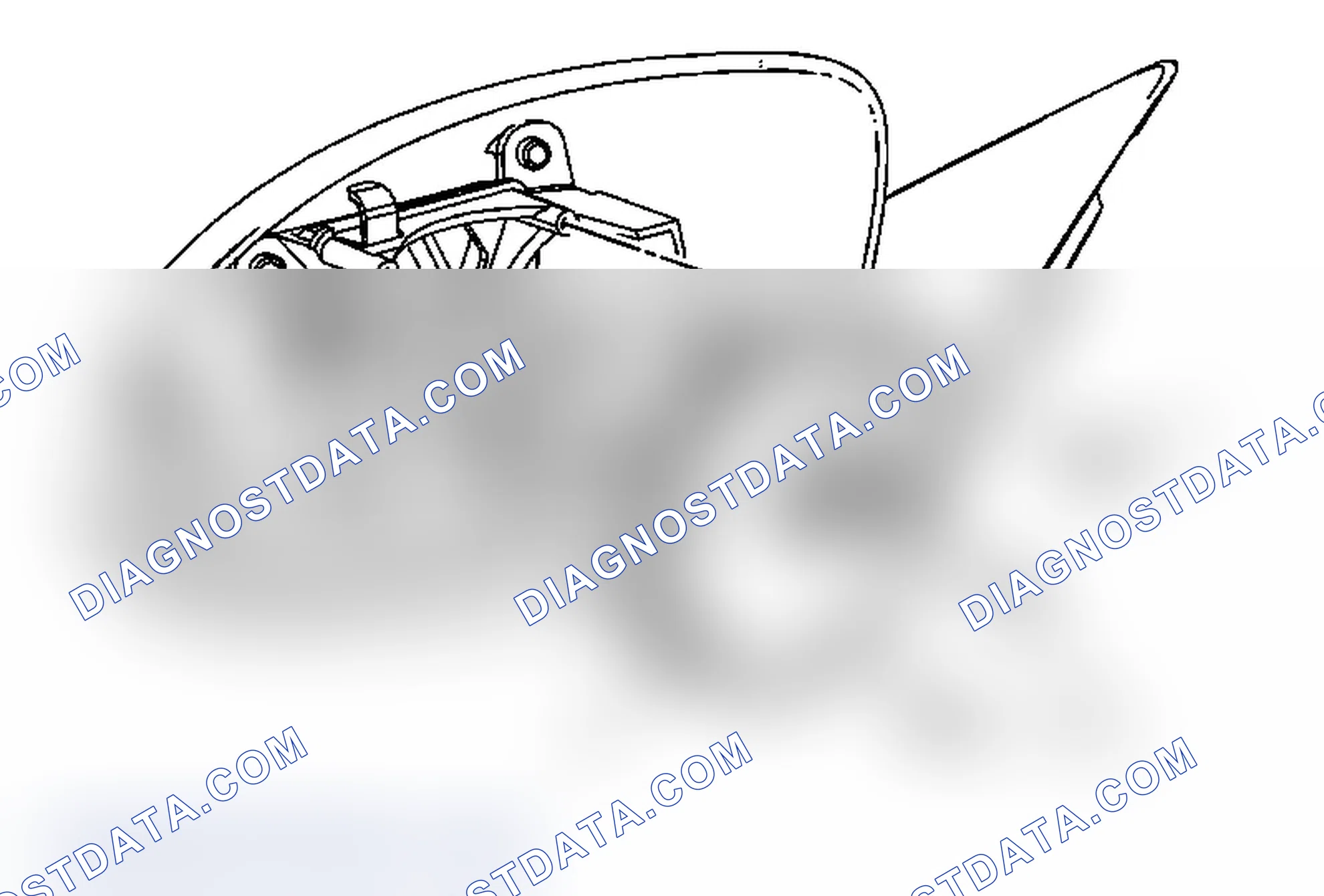 Scheme 8: Outside Rearview Mirror Motor Replacement