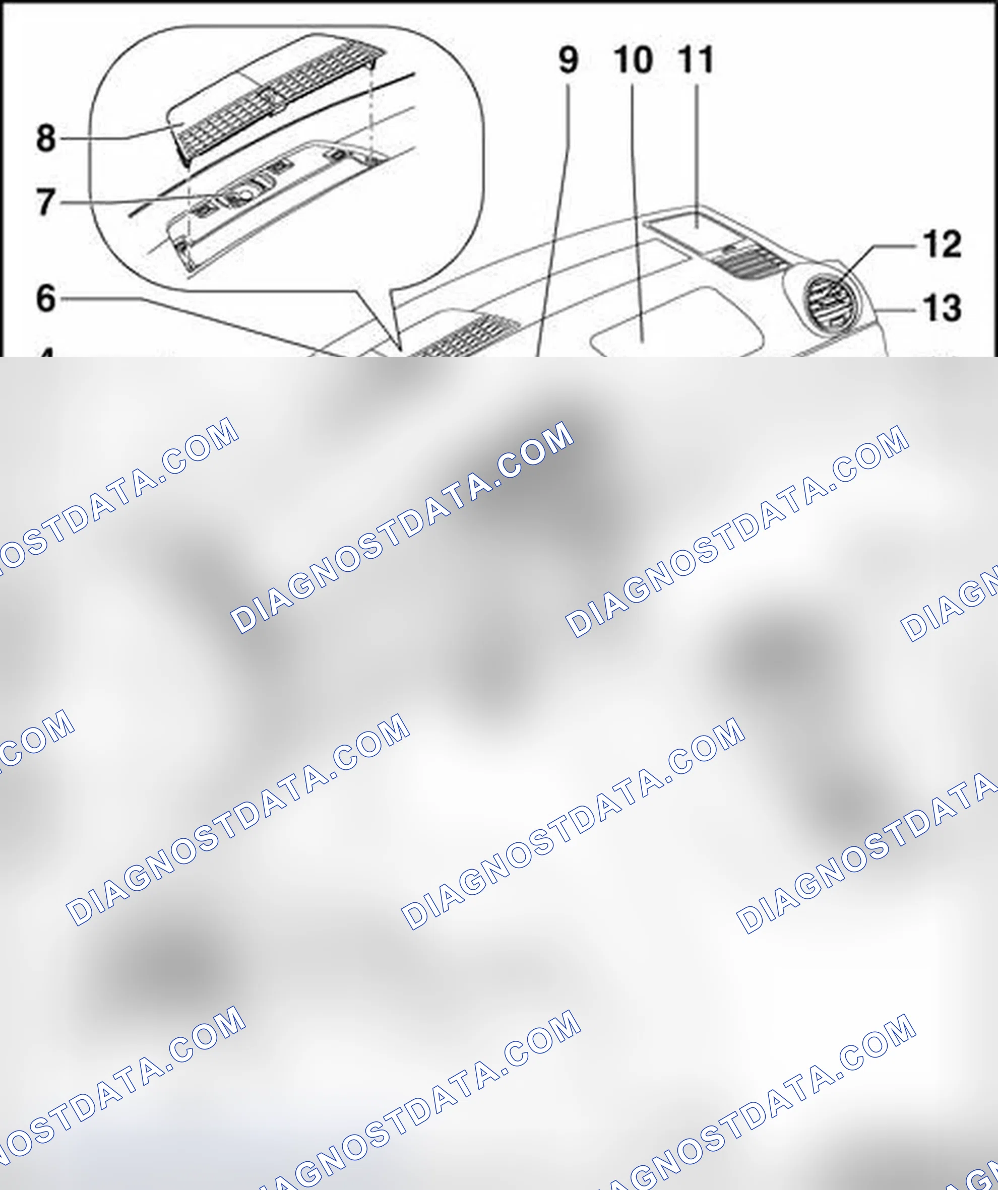 Scheme 104: Component locations, assembly overview