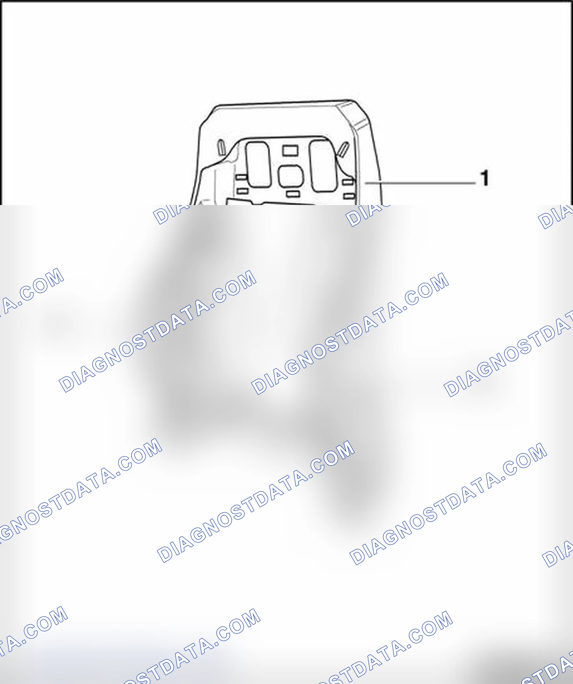 Scheme 226: Backrest (standard seat), replacing