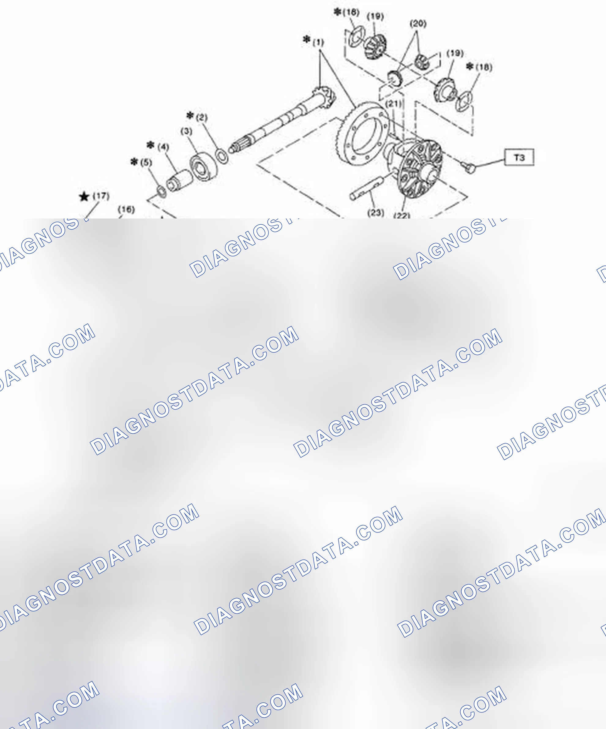 Scheme 46: REAR DIFFERENTIAL (VA1-TYPE)