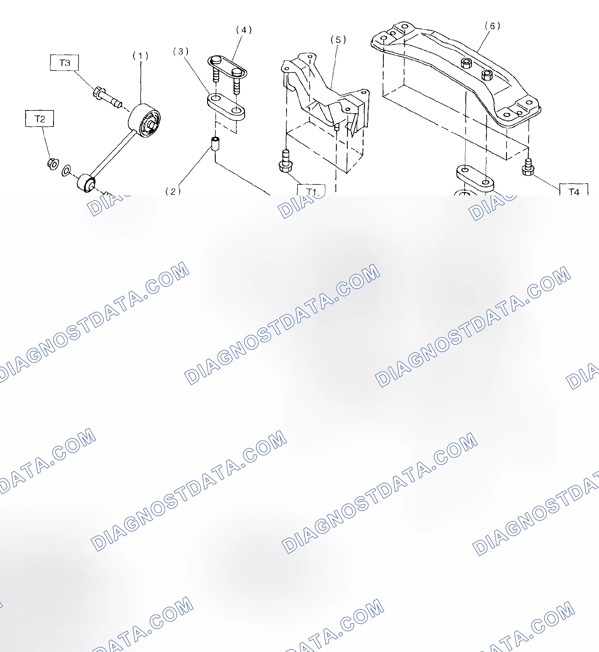Scheme 184: Identifying MT Transmission Mounting Components