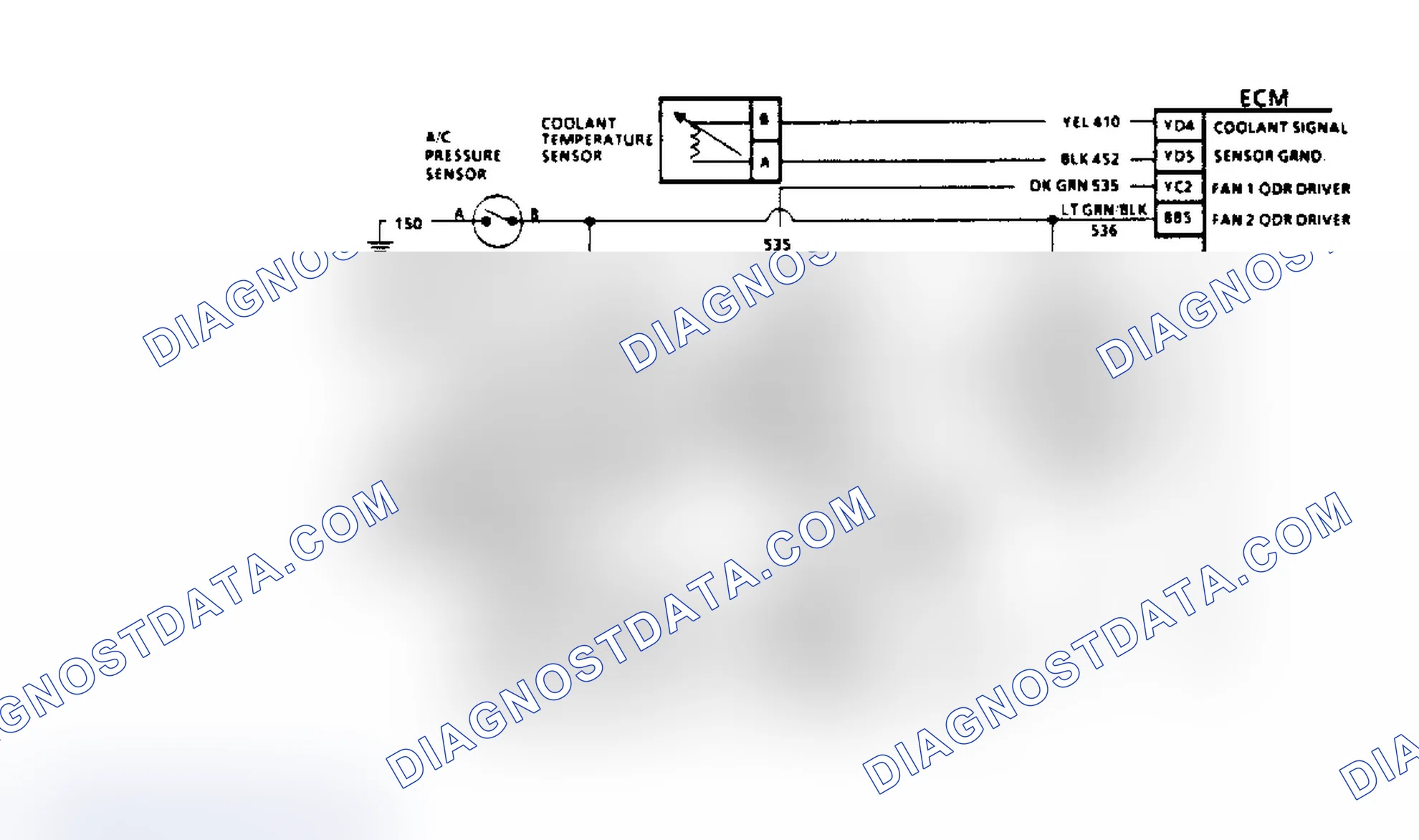 Scheme 482: Chart C12A, Schematic, Cooling Fan Functional Check (3.8L)