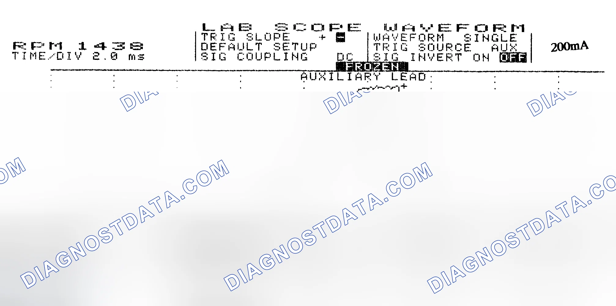 Scheme 15: Single Injector w/Normal Current Flow - Current Pattern