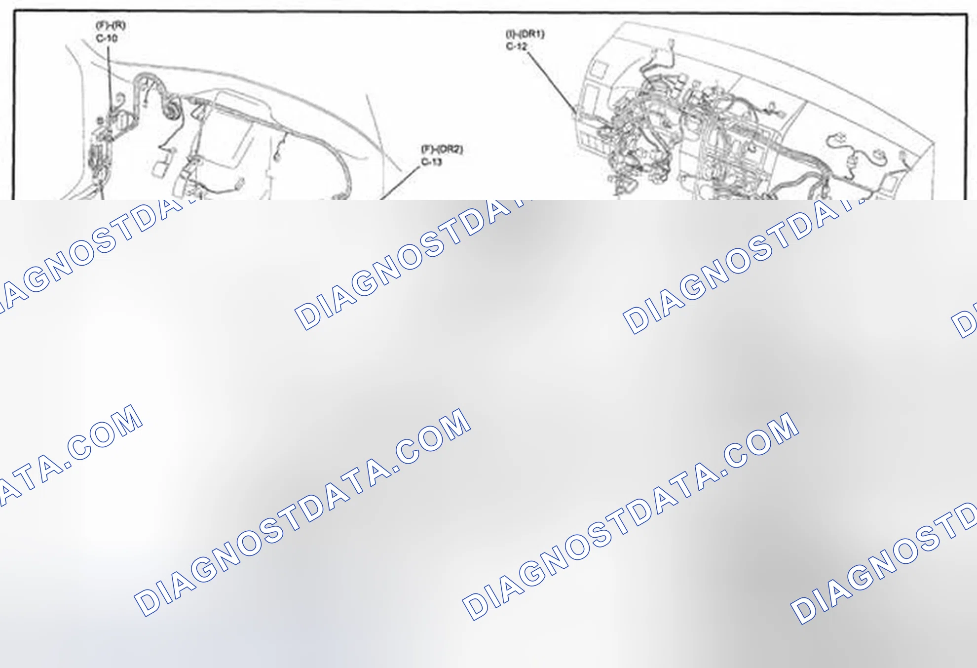 Scheme 179: Power Outer Mirror Wiring Diagram - 0912-3b (2 Of 2)