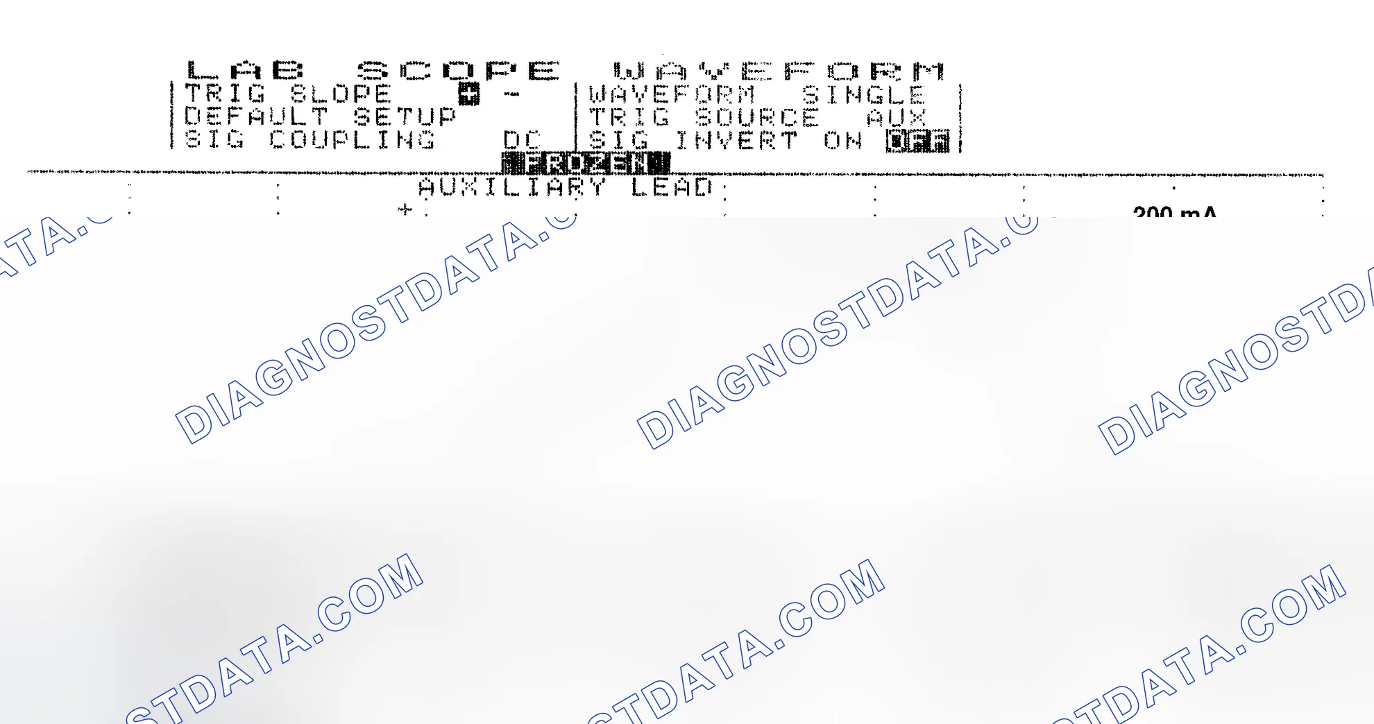 Scheme 13: Single Injector w/Normal Current Flow - Current Pattern