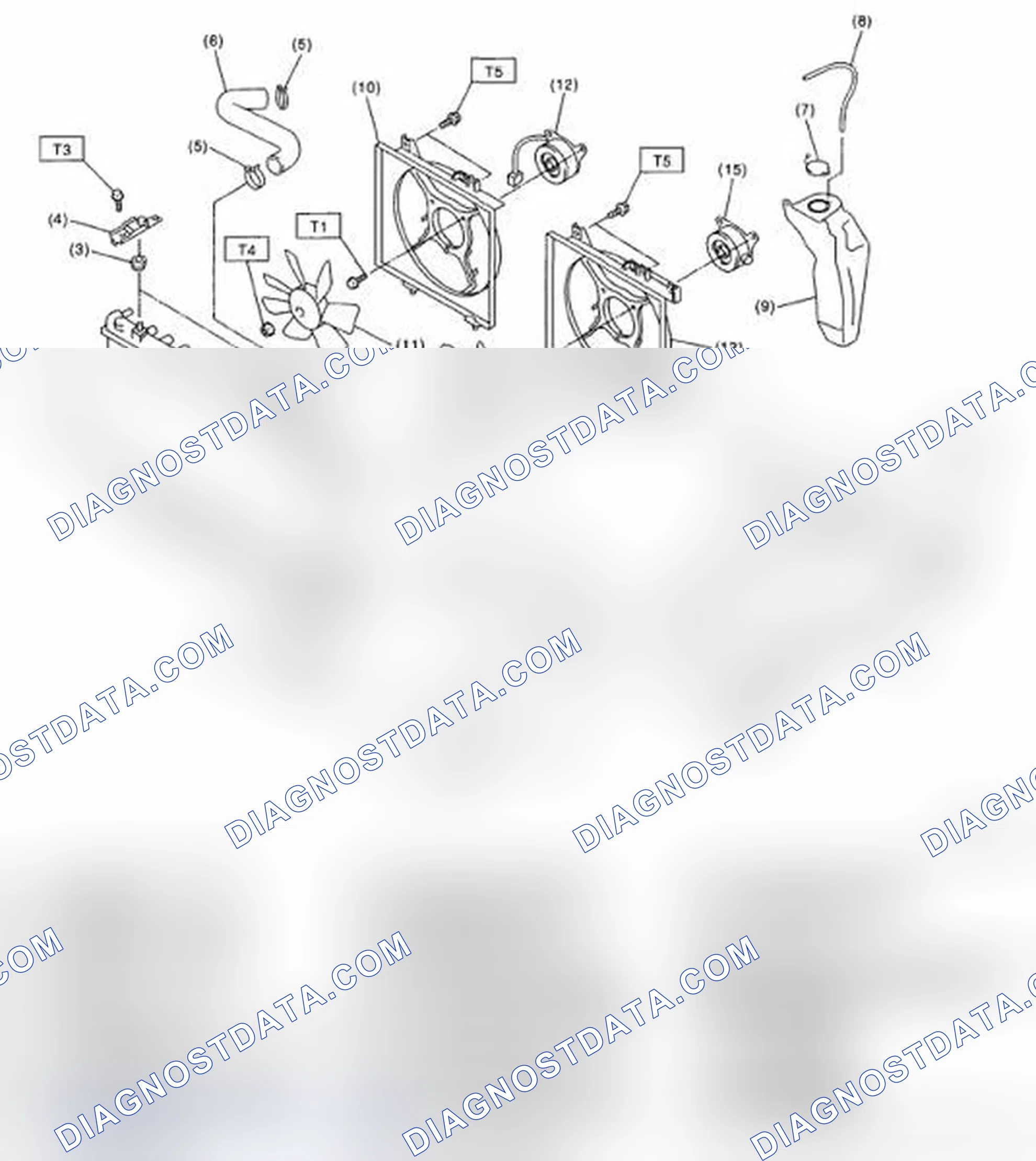 Scheme 17: Identifying Radiator And Radiator Fan Components