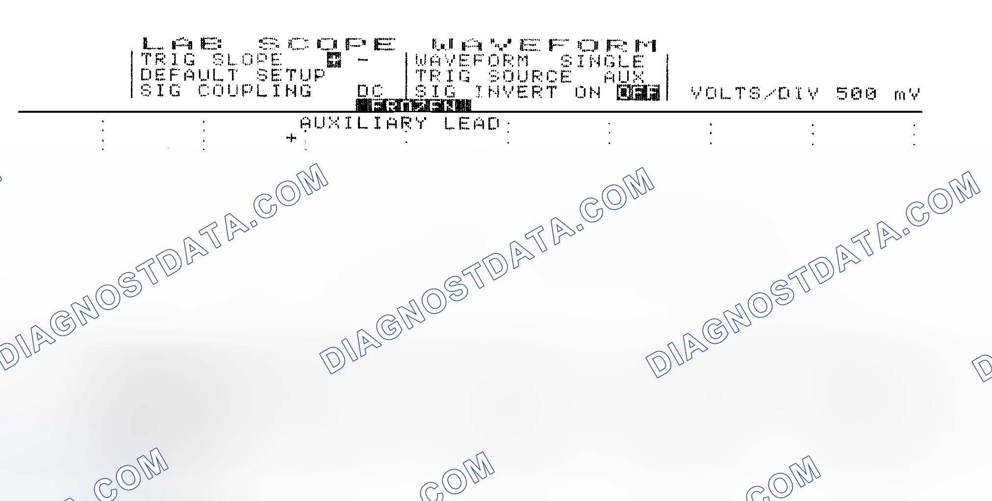 Scheme 14: Single Injector w/Excessive Current Flow - Current Pattern