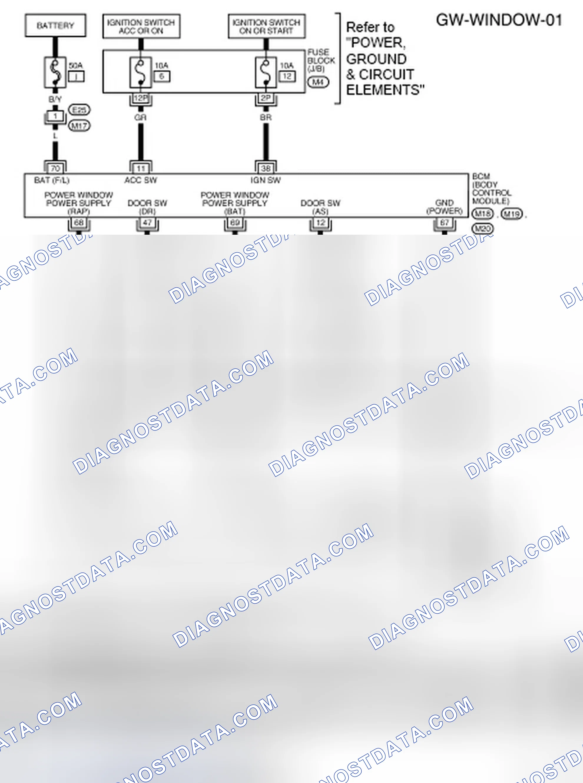 Scheme 2: Wiring Diagram - WINDOW