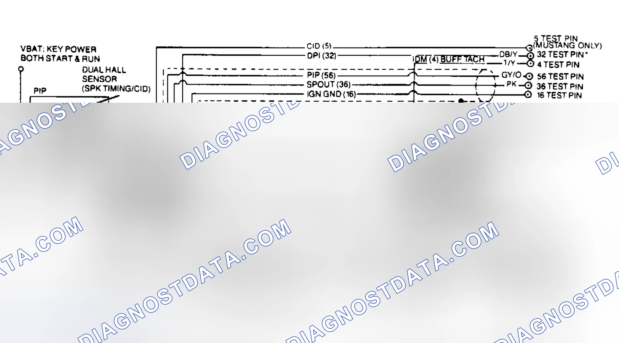 Scheme 18: DIS Wiring Diagrams (2.3L Mustang)