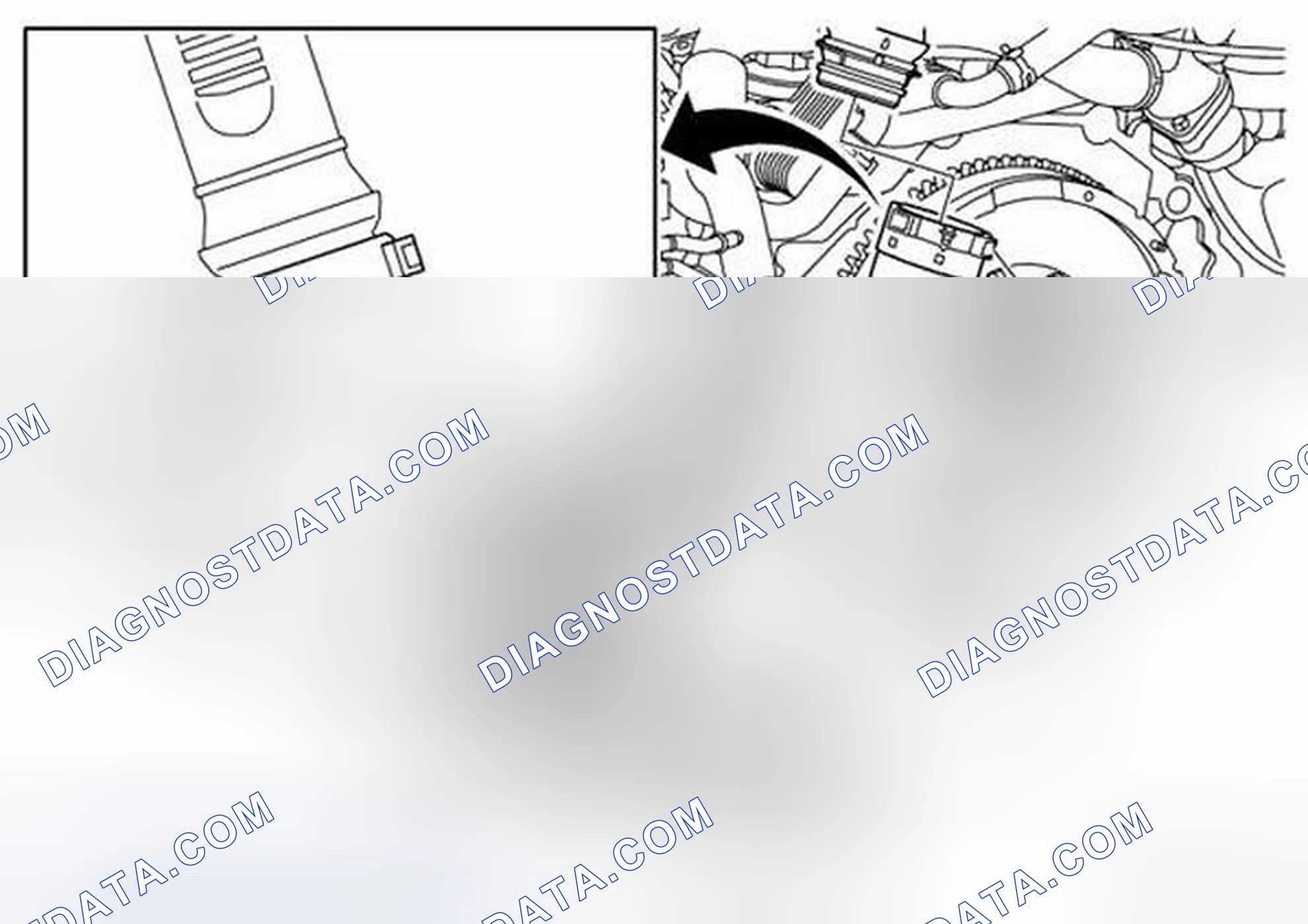 Scheme 463: Charge Air Cooler Inlet Air Hose Replacement