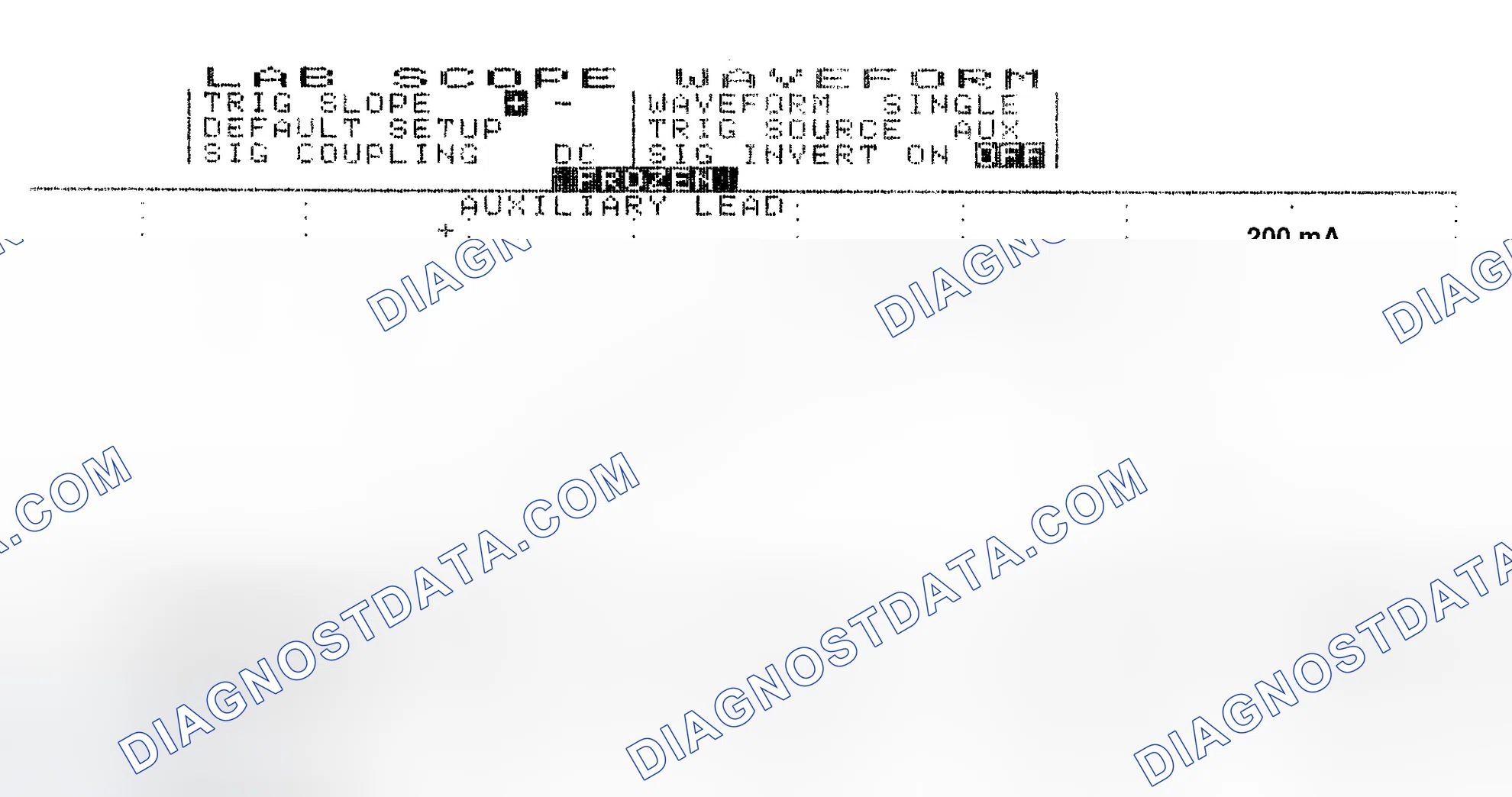 Scheme 13: Single Injector w/Normal Current Flow - Current Pattern
