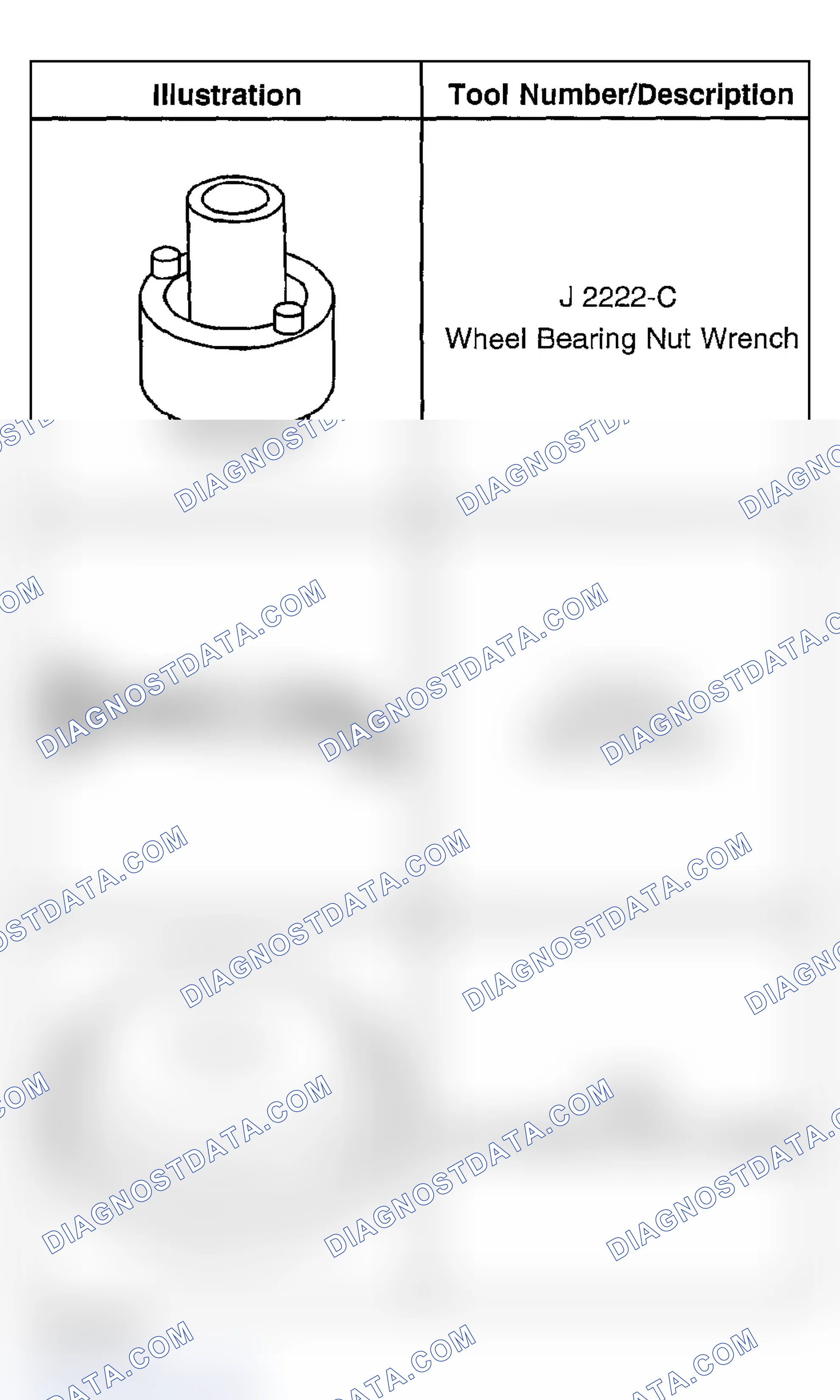 Scheme 371: Special Tools and Equipment