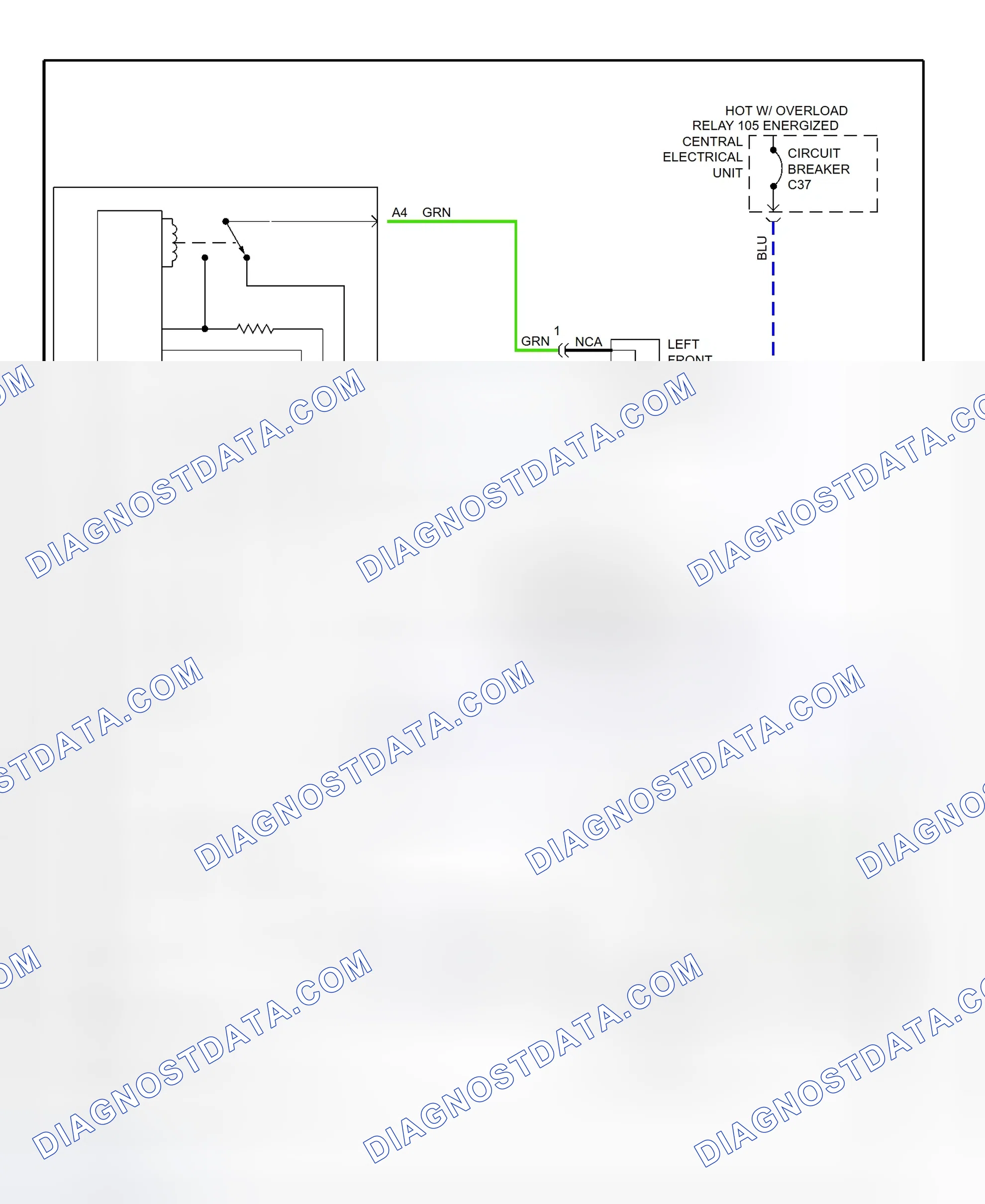 Scheme 8: Power Window System Wiring Diagram (C70 - Coupe)