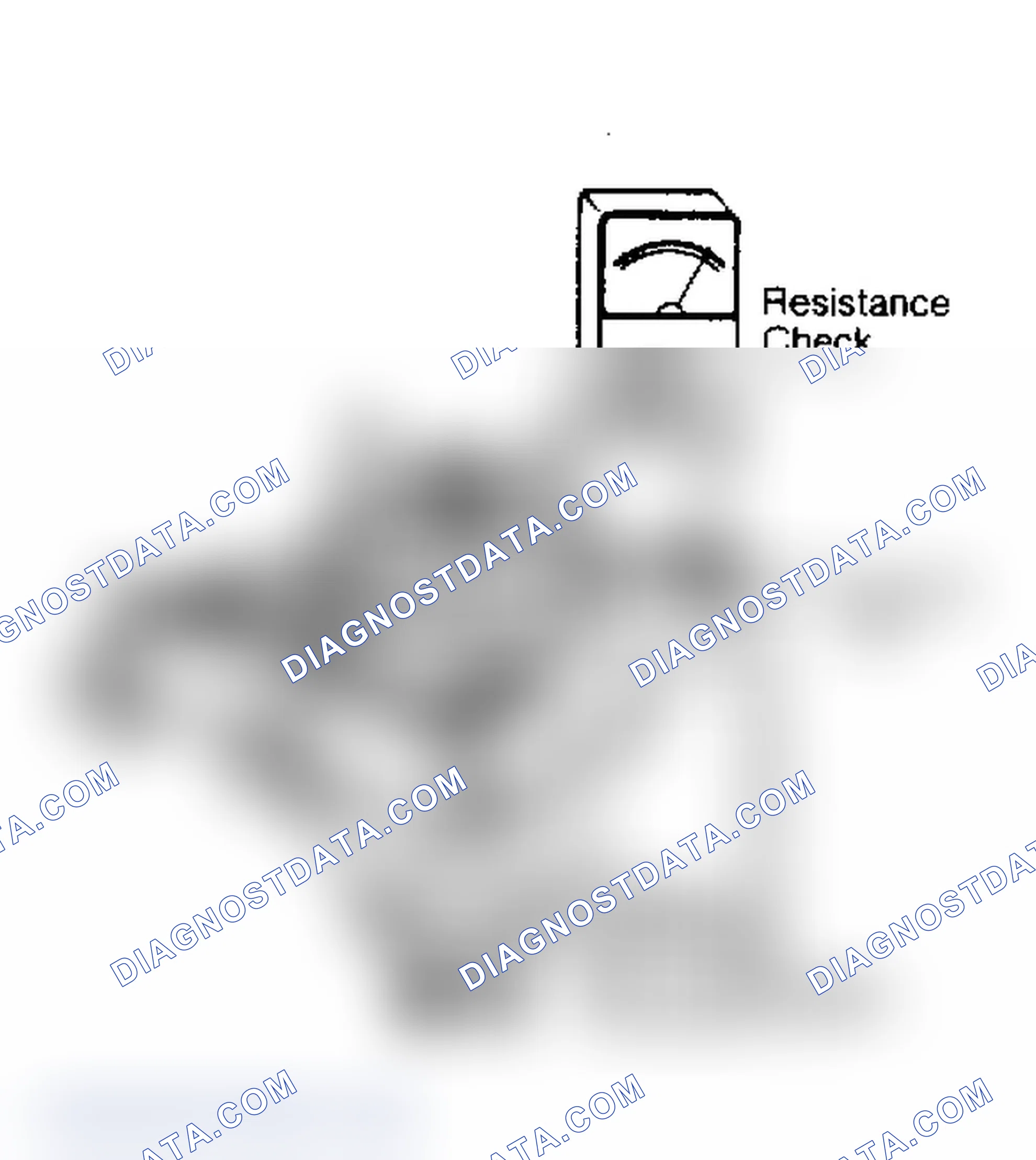 Scheme 13: Checking Distributor Pick-Up Coil Illustration applies to sealed module connector distributors only.