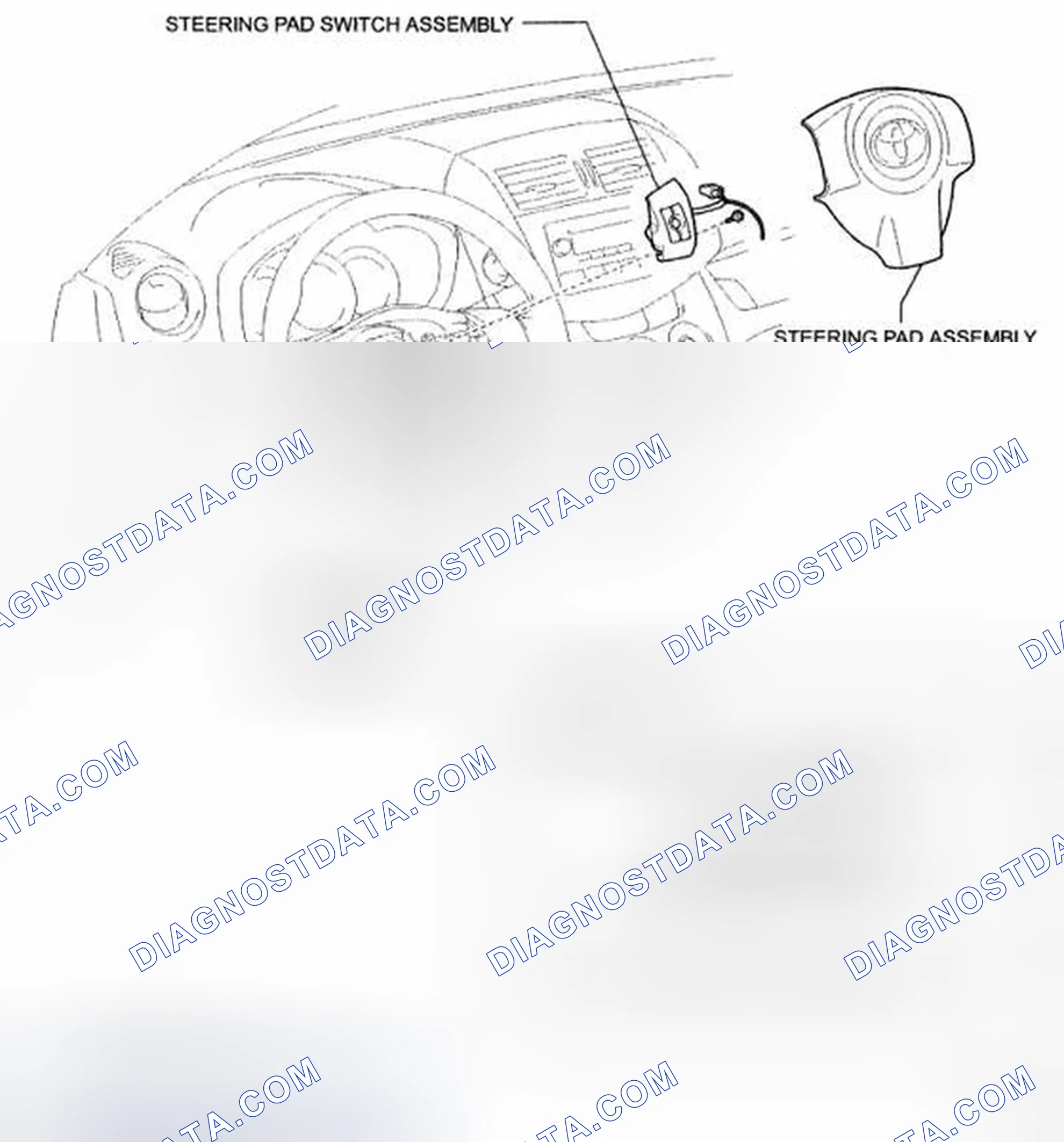 Scheme 128: Identifying Steering Pad Switch Components With Torque Specifications