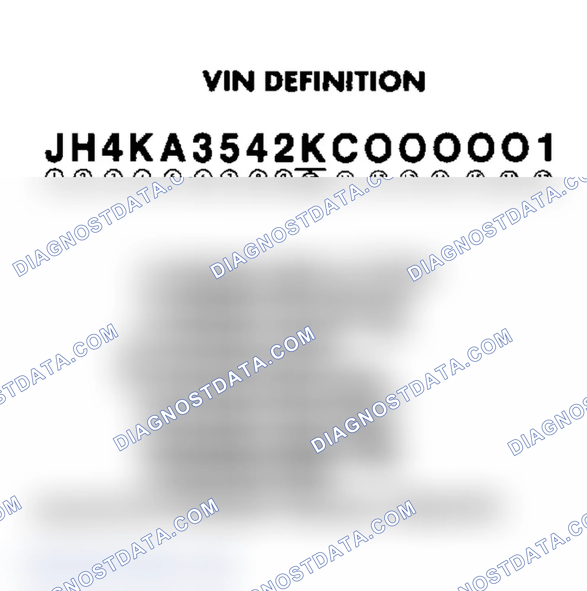 Scheme 1: VIN Identification