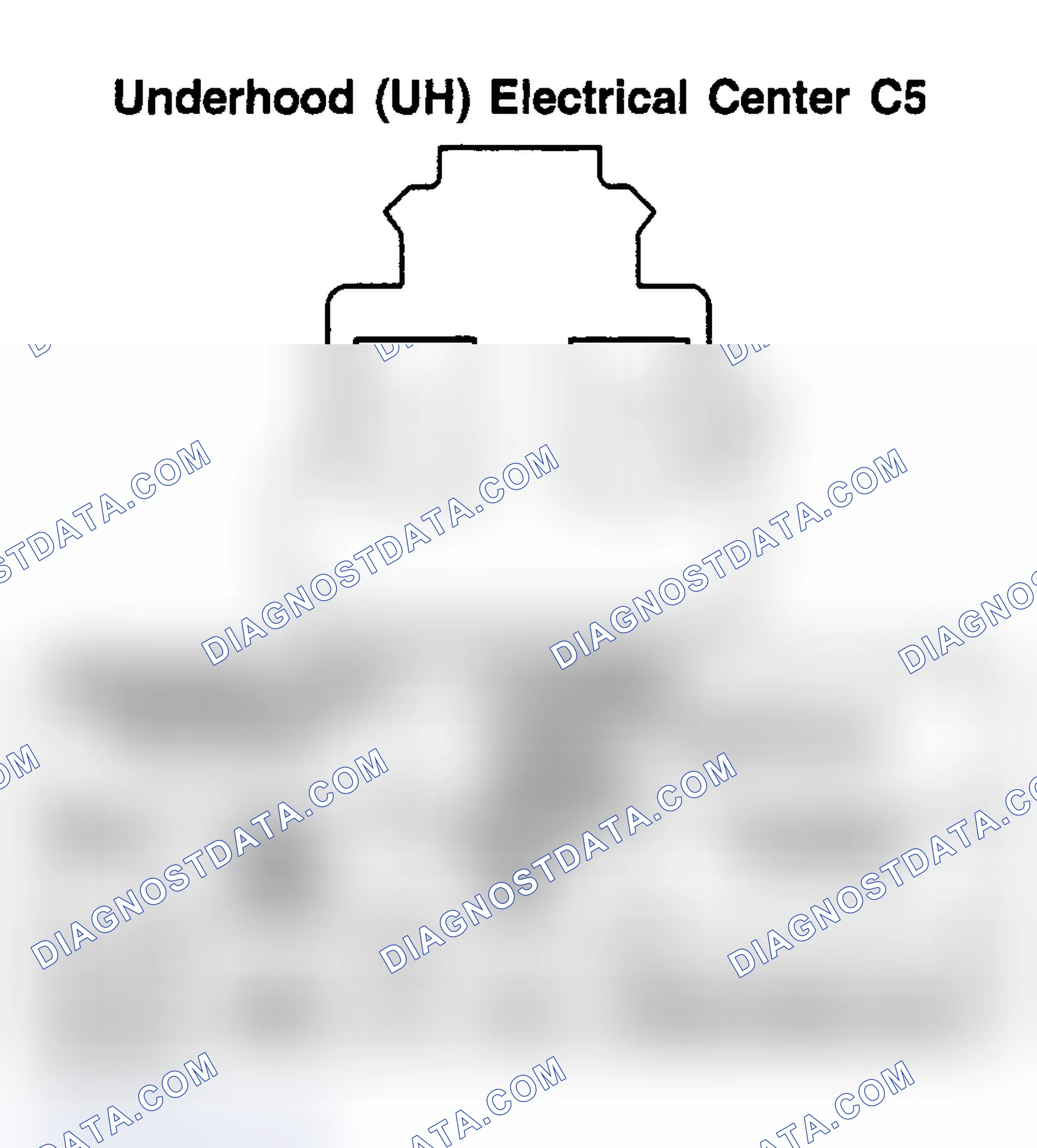 Scheme 98: UNDERHOOD (UH) ELECTRICAL CENTER C5