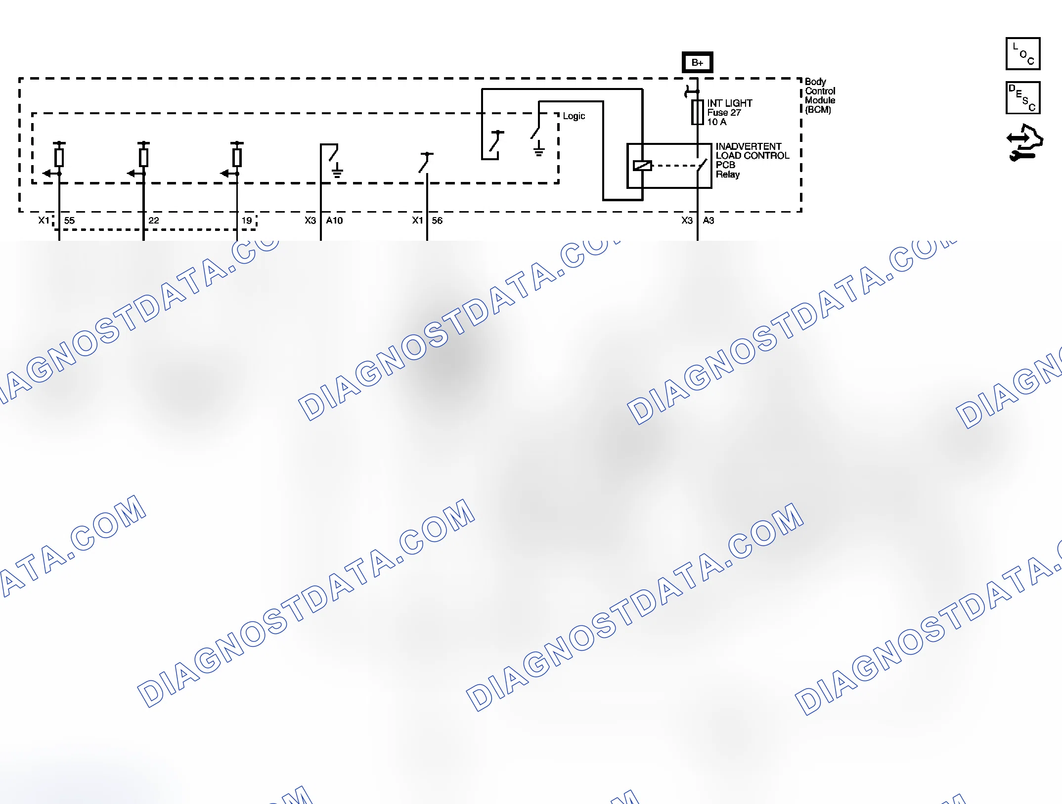 Scheme 9: Interior Lights Schematics