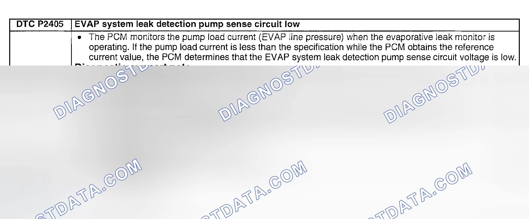 Scheme 331: DTC P2405: EVAP SYSTEM LEAK DETECTION PUMP SENSE CIRCUIT LOW