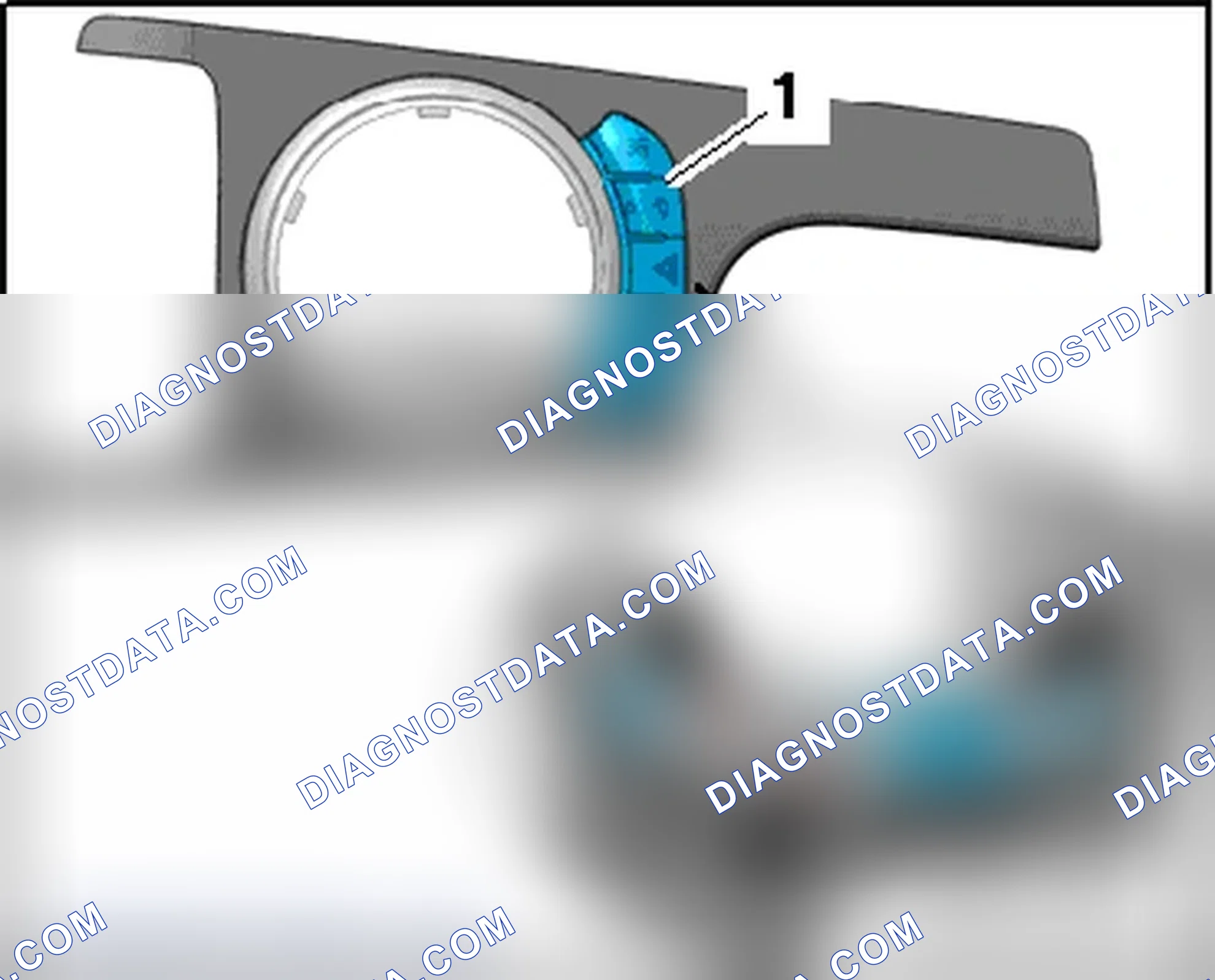 Scheme 305: CENTER CONSOLE TRIM BUTTON UNIT