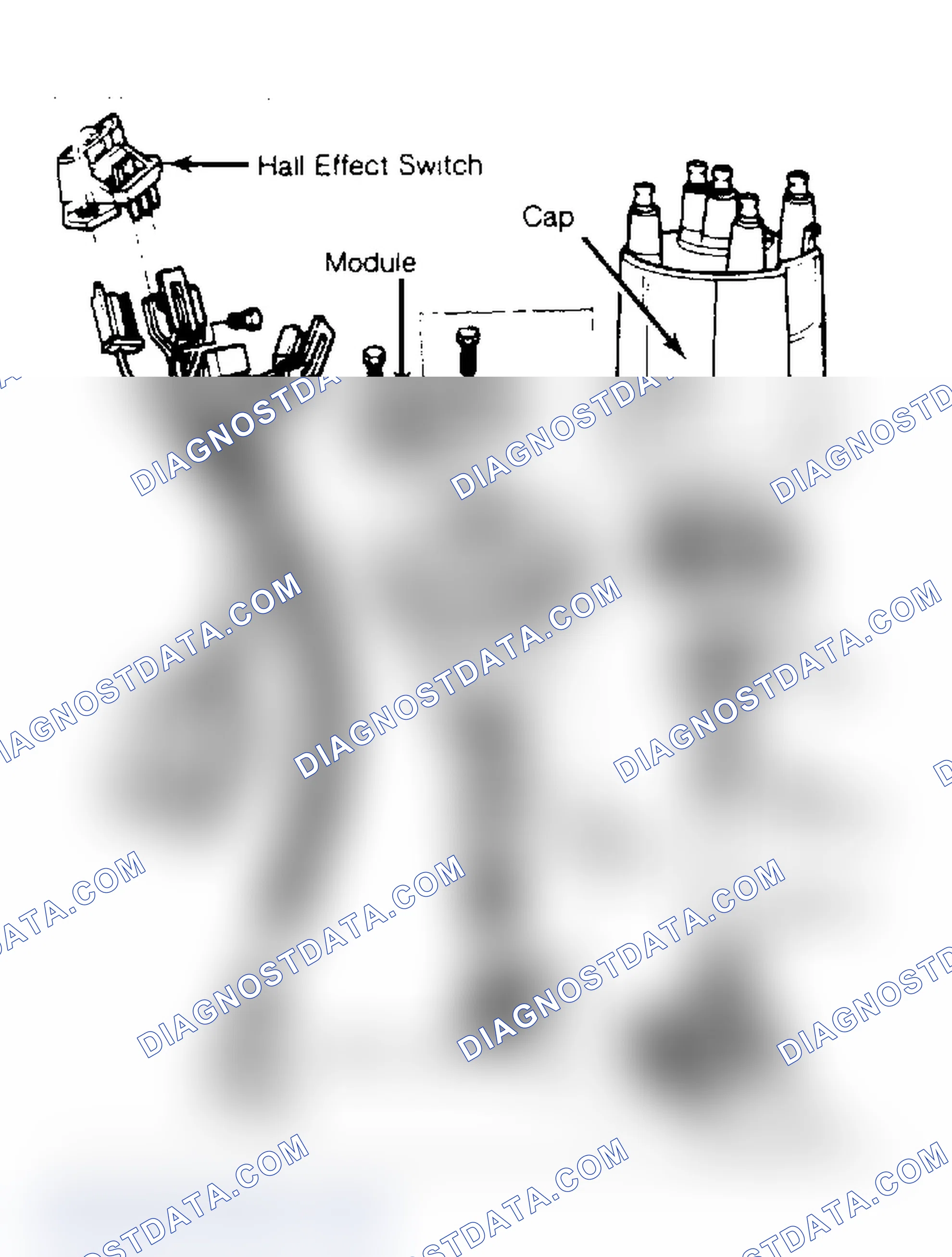 Scheme 11: HEI-EST Distributor With Sealed Connector Ignition coil is external (not shown).