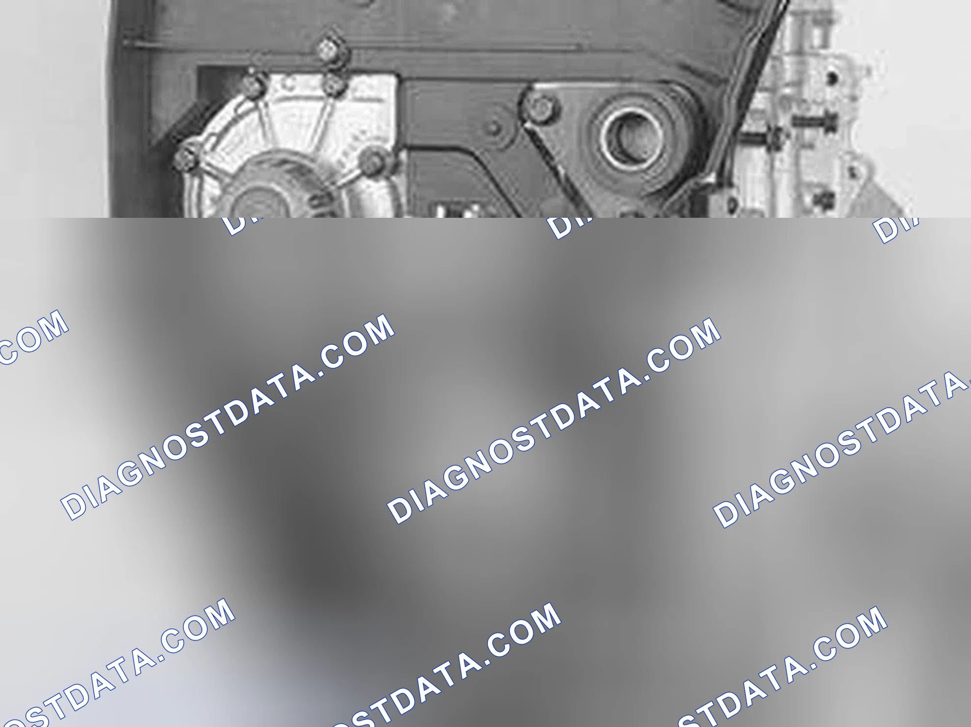 Scheme 476: Installing the idler pulley and belt tensioner