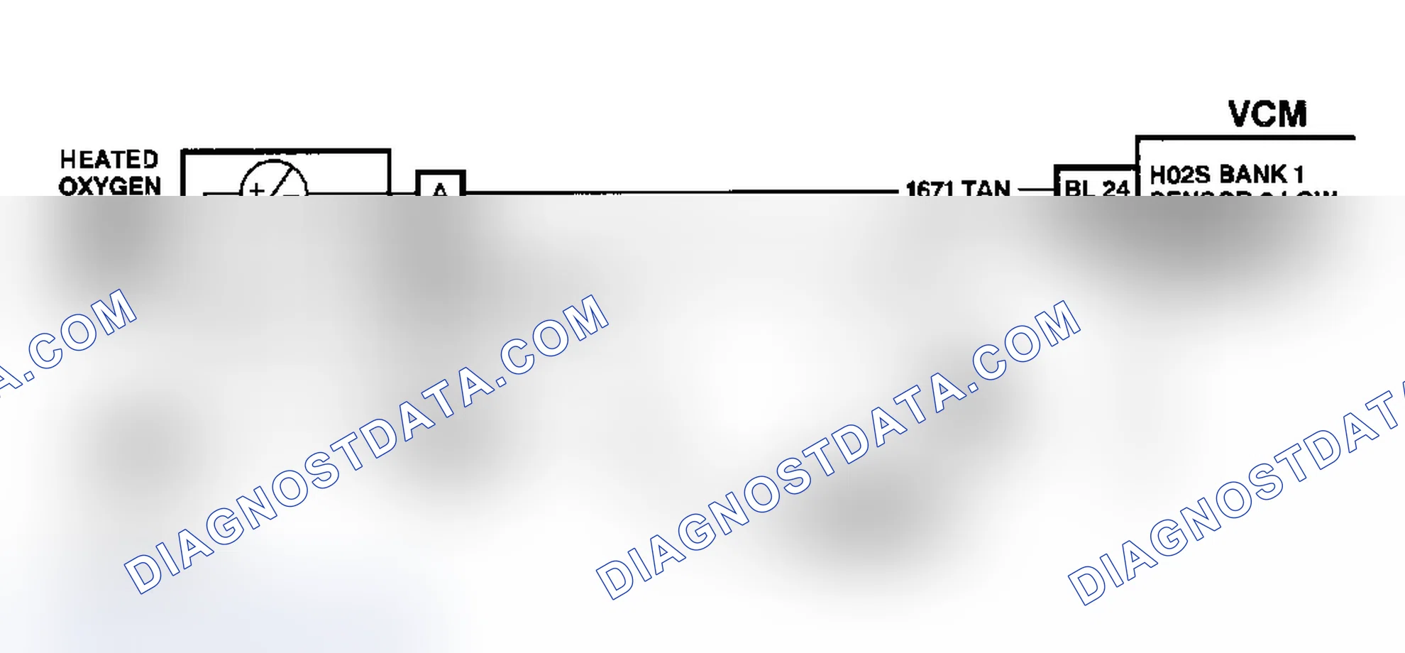 Scheme 656: DTC P0137 Schematic - 4.3L & 5.0L